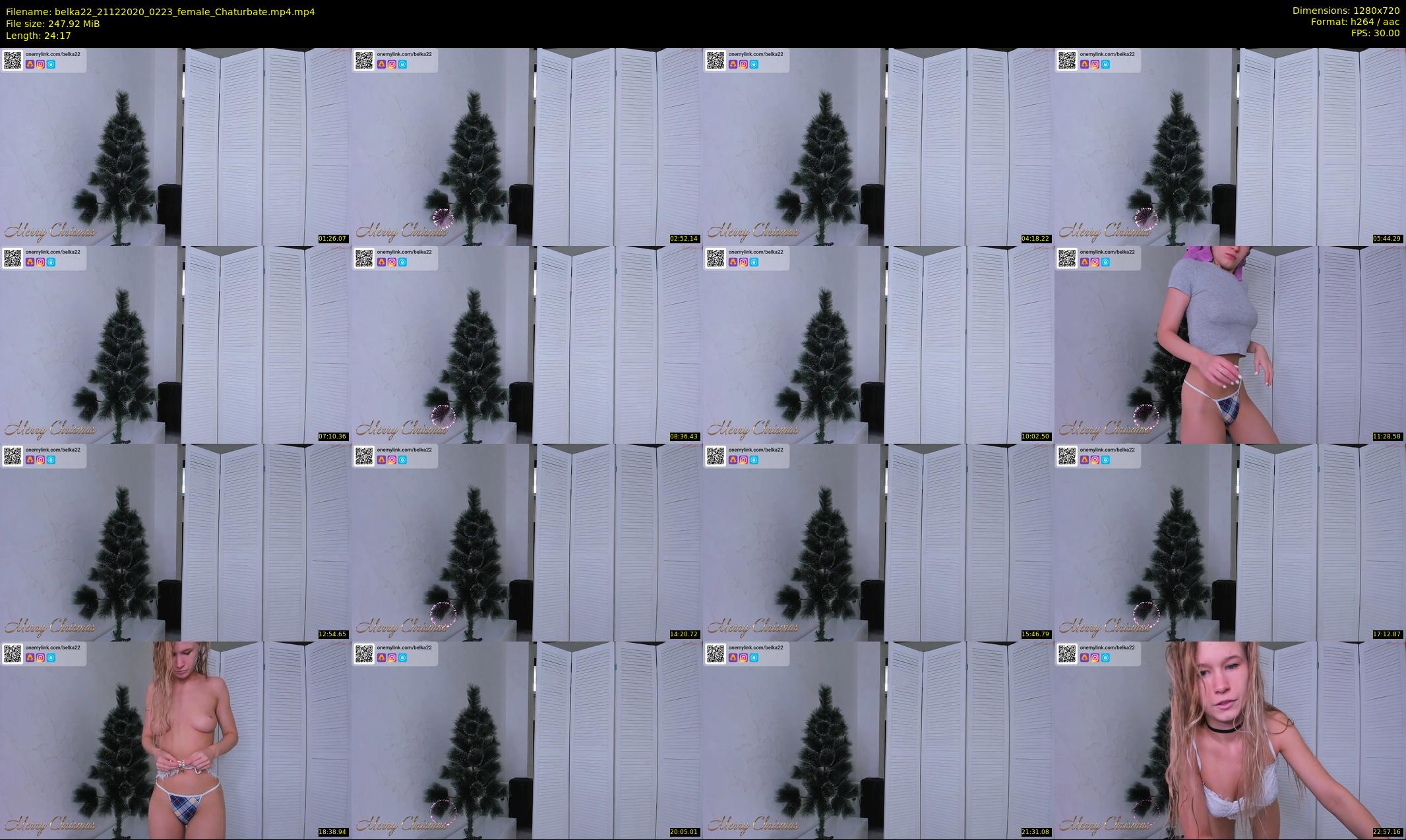 belka22 — 25 minute Chaturbate female cam show recording, 720p, Dec 21, 2020