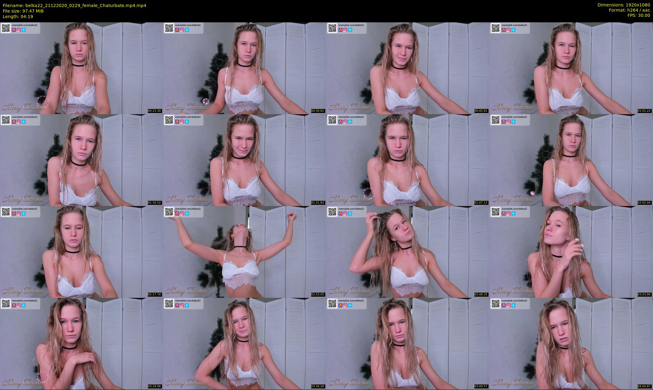 belka22 — 5 minute Chaturbate female cam show recording, 1080p, Dec 21, 2020
