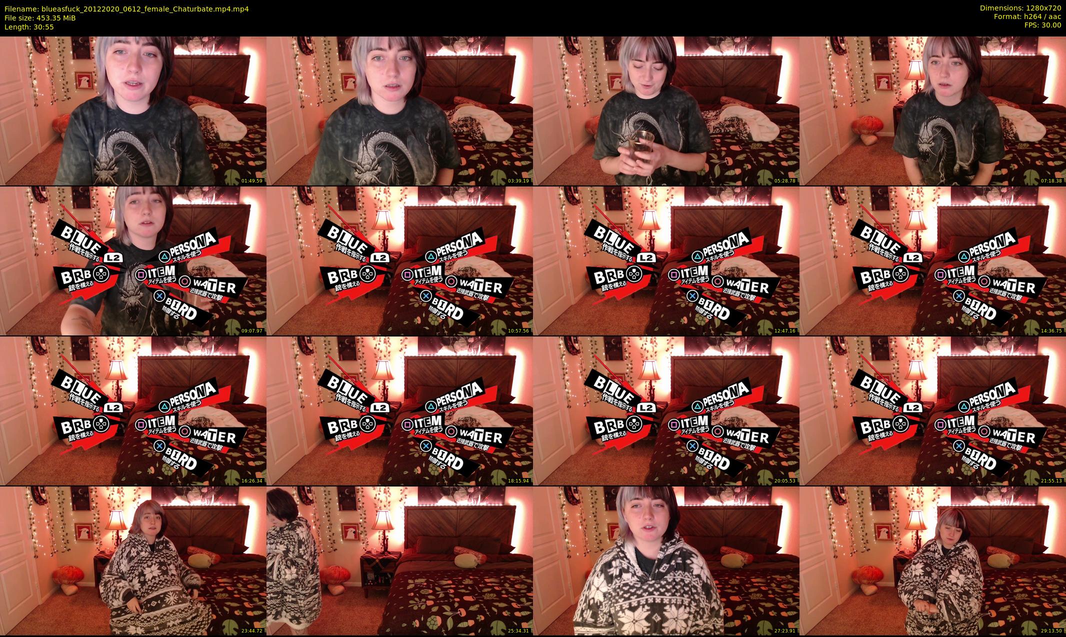blueasfuck — 31 minute Chaturbate female cam show recording, 720p, Dec 20, 2020