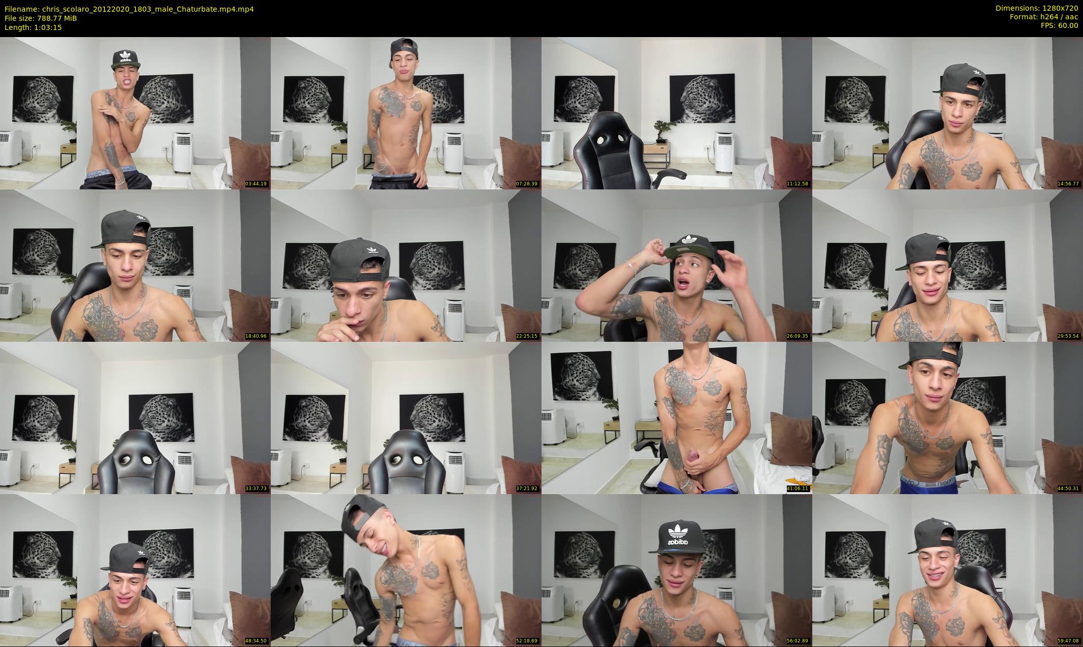 chris_scolaro — 64 minute Chaturbate male cam show recording, 720p, Dec 20, 2020