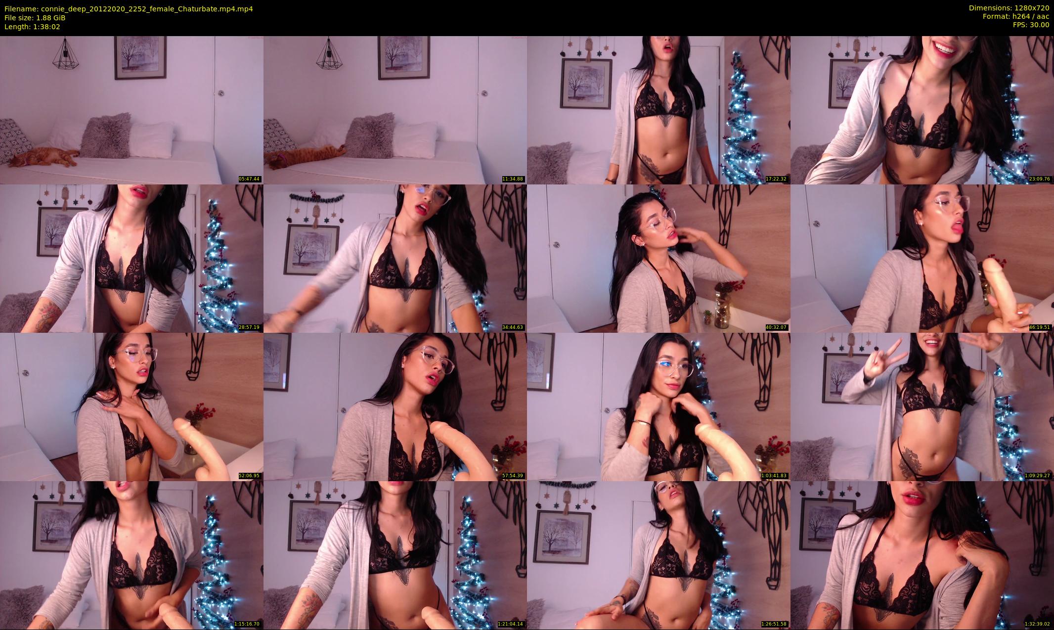 connie_deep — 99 minute Chaturbate female cam show recording, 720p, Dec 20, 2020
