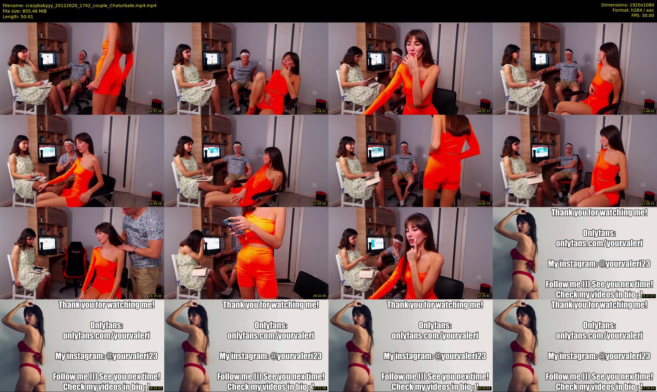 crazybabyyy — 51 minute Chaturbate couple cam show recording, 1080p, Dec 20, 2020