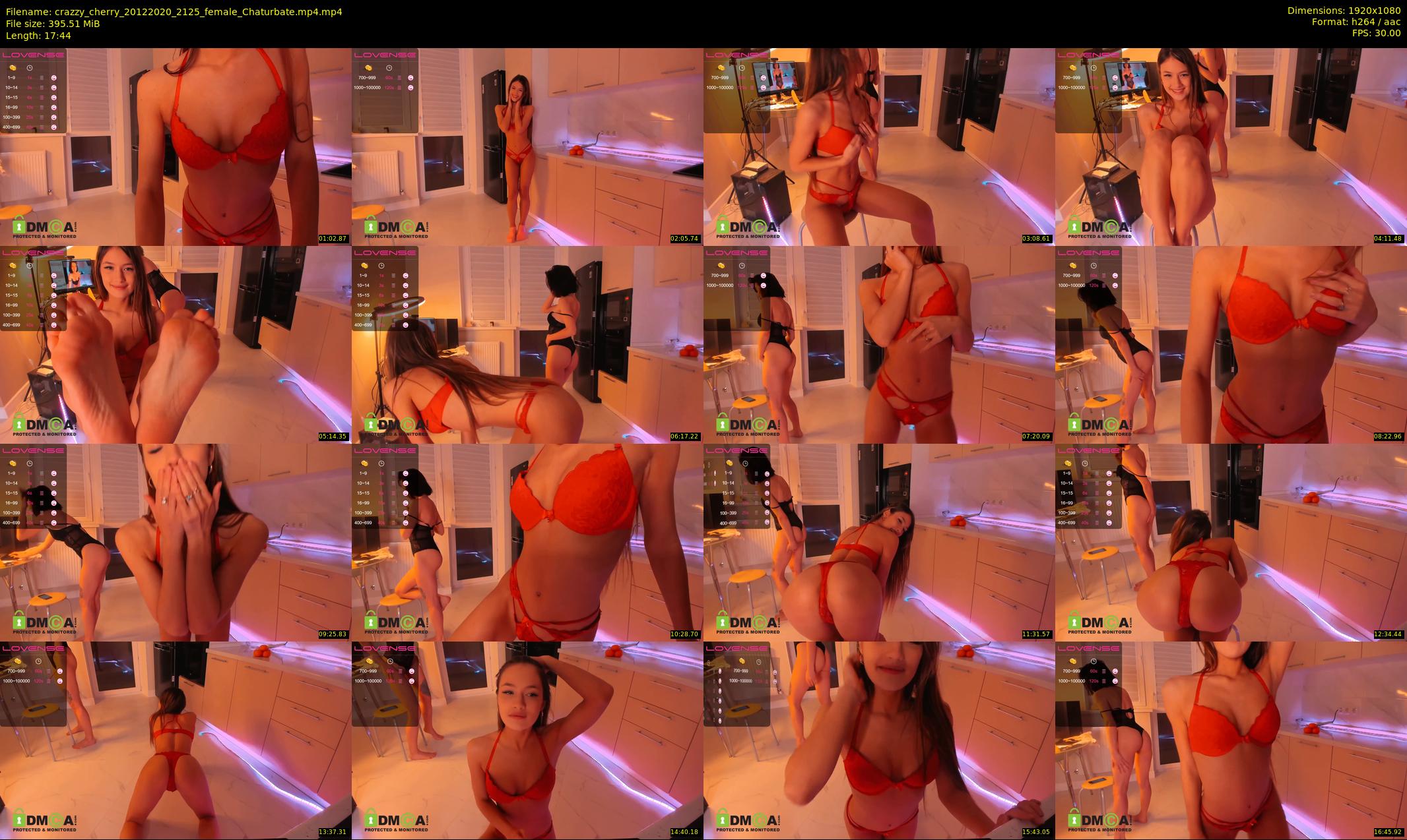 crazzy_cherry — 18 minute Chaturbate female cam show recording, 1080p, Dec 20, 2020