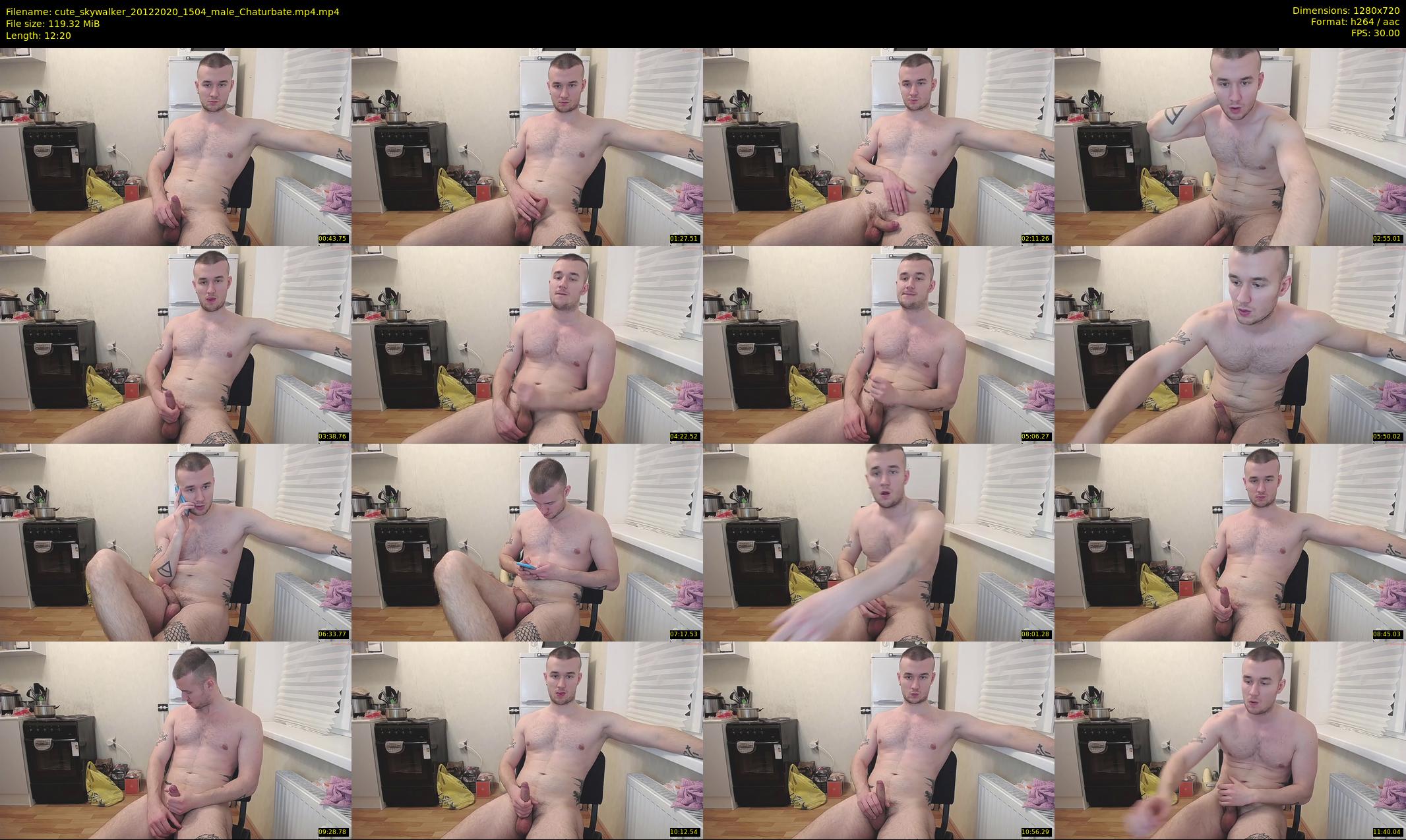 cute_skywalker — 13 minute Chaturbate male cam show recording, 720p, Dec 20, 2020