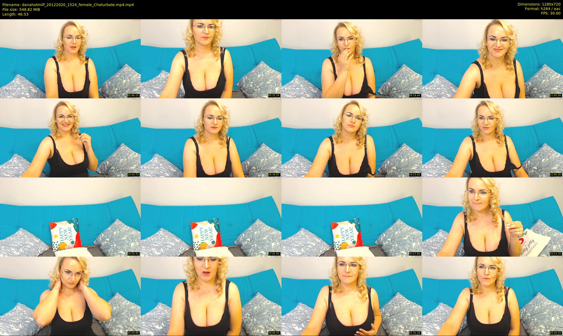 danahotmilf — 47 minute Chaturbate female cam show recording, 720p, Dec 20, 2020