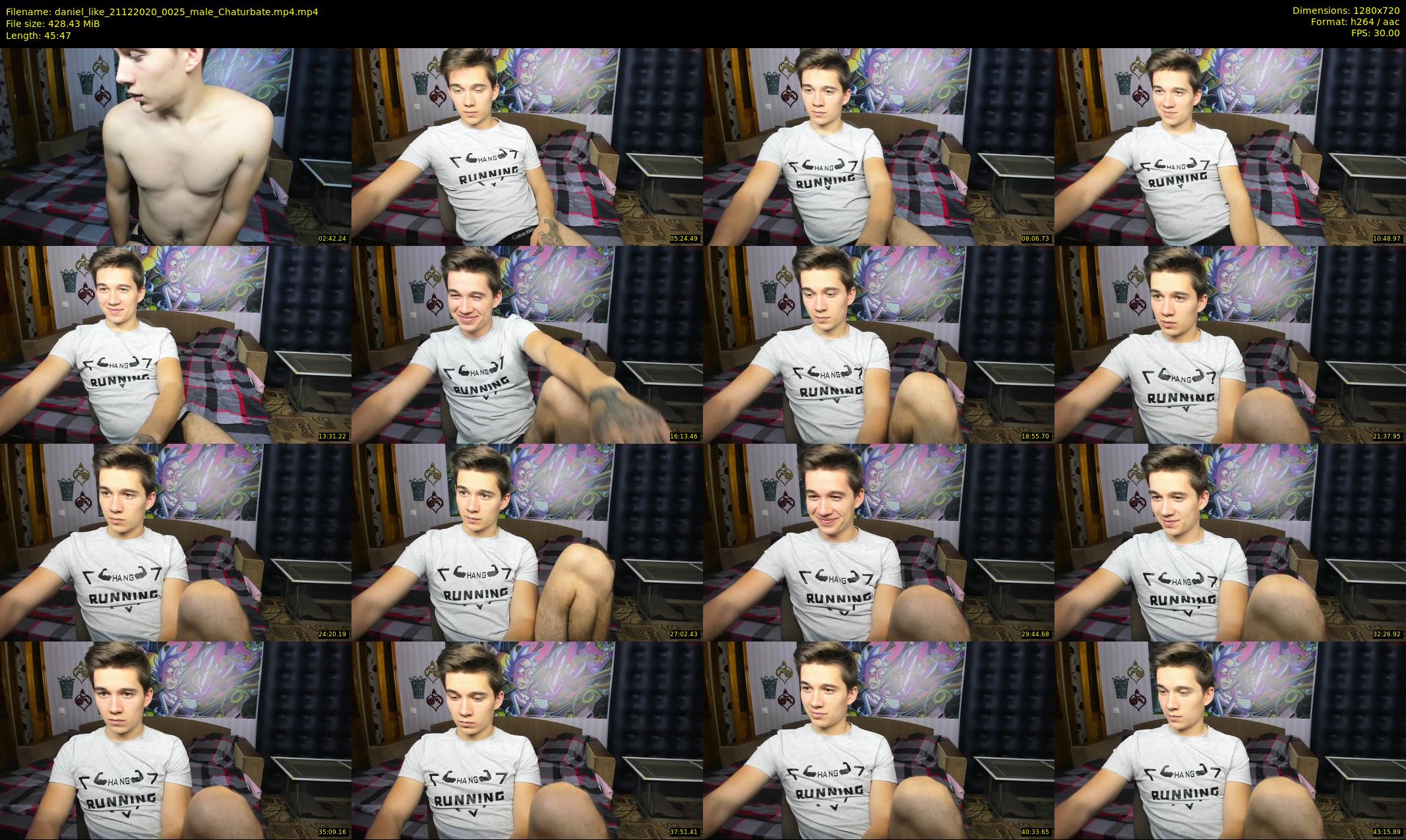 daniel_like — 46 minute Chaturbate male cam show recording, 720p, Dec 21, 2020