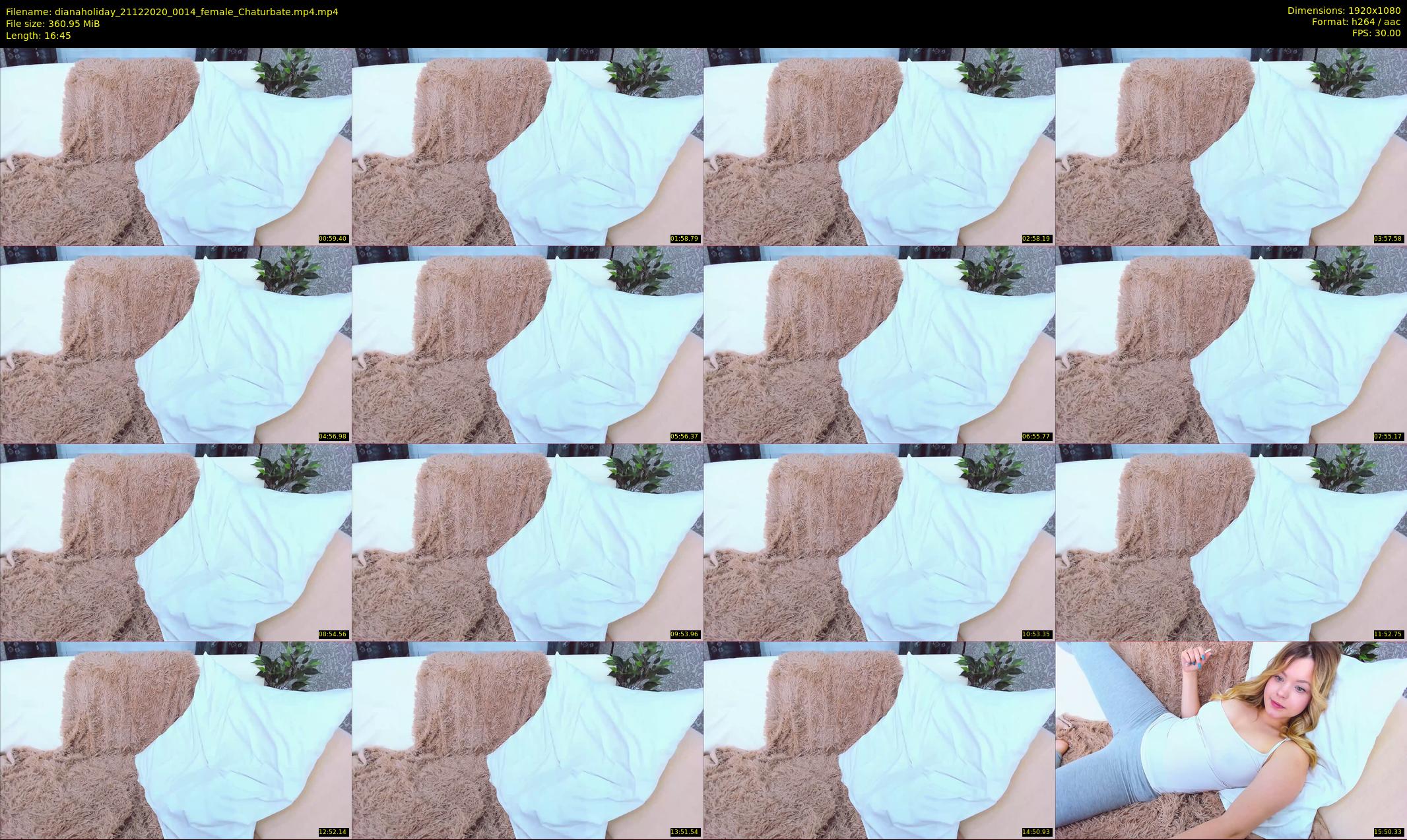 dianaholiday — 17 minute Chaturbate female cam show recording, 1080p, Dec 21, 2020
