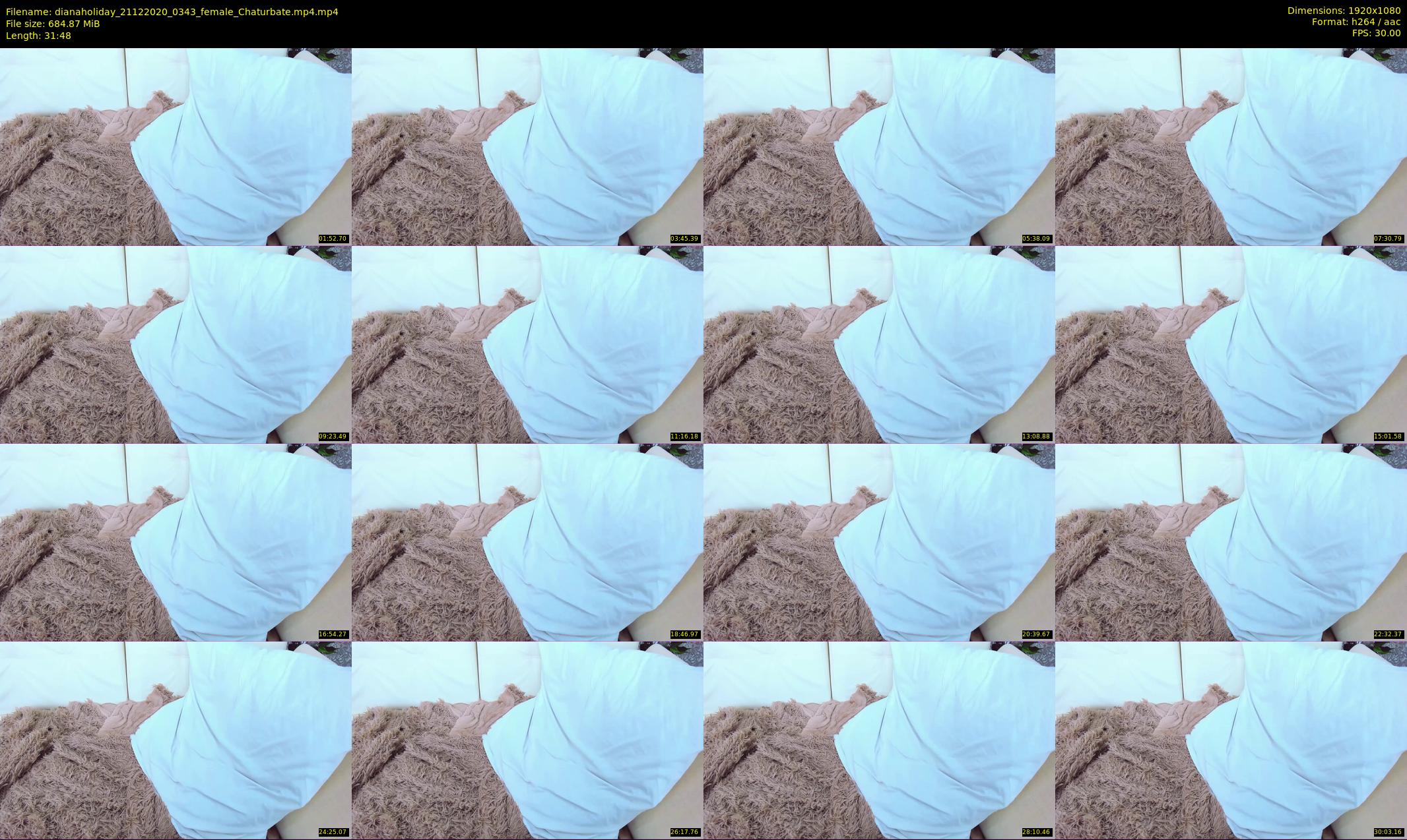 dianaholiday — 32 minute Chaturbate female cam show recording, 1080p, Dec 21, 2020