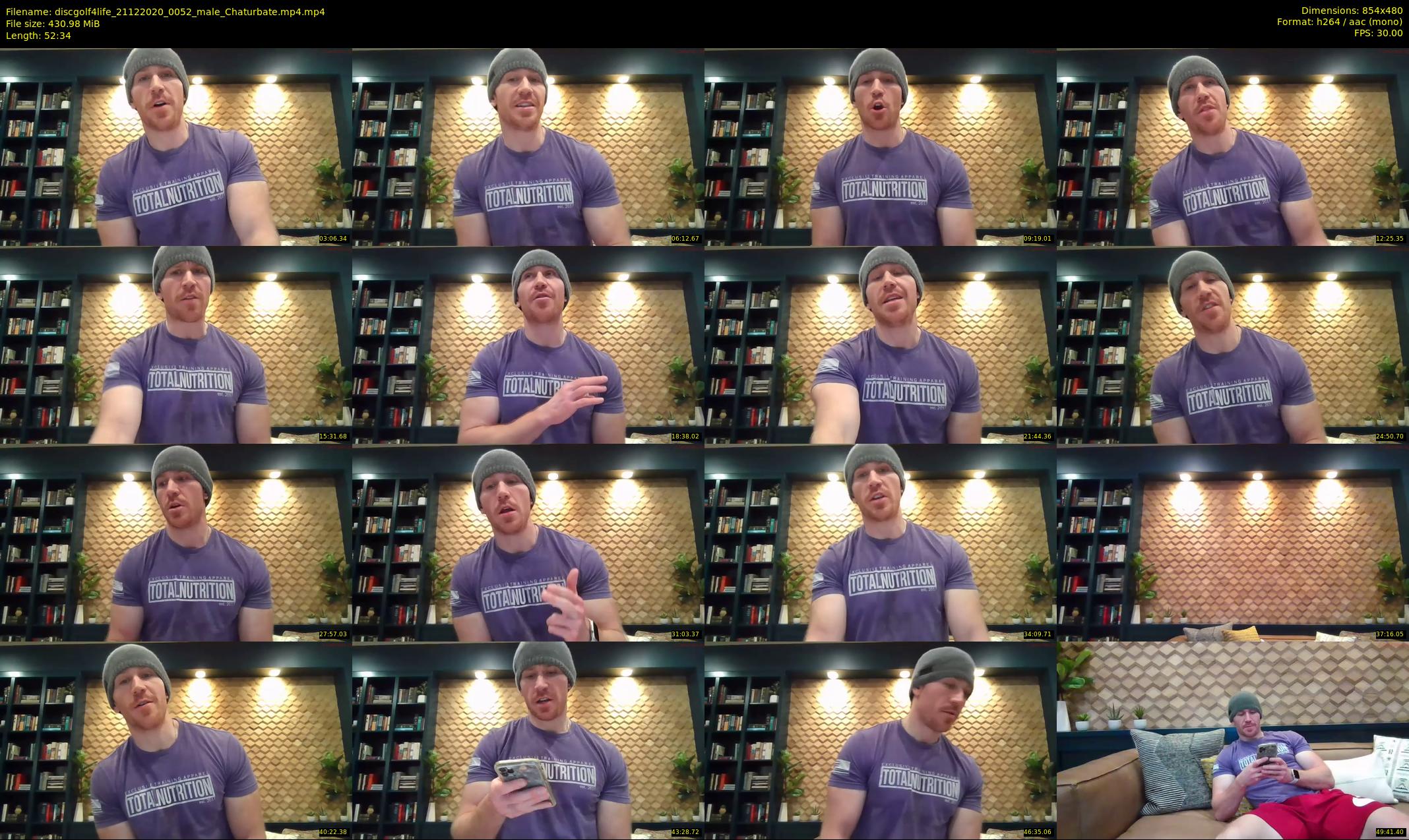 discgolf4life — 53 minute Chaturbate male cam show recording, 480p, Dec 21, 2020