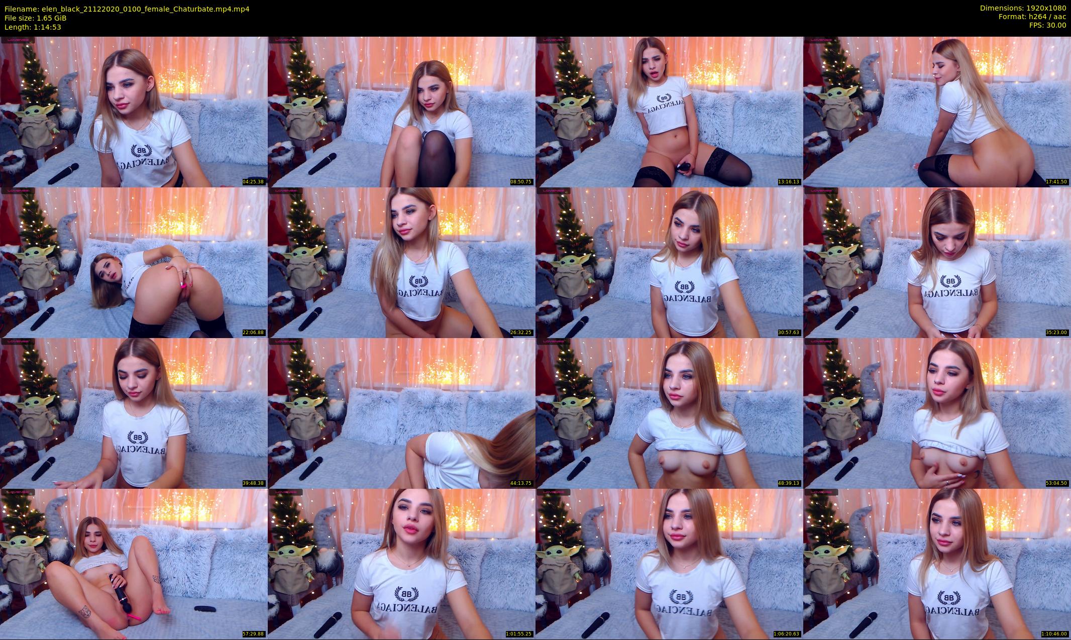 elen_black — 75 minute Chaturbate female cam show recording, 1080p, Dec 21, 2020