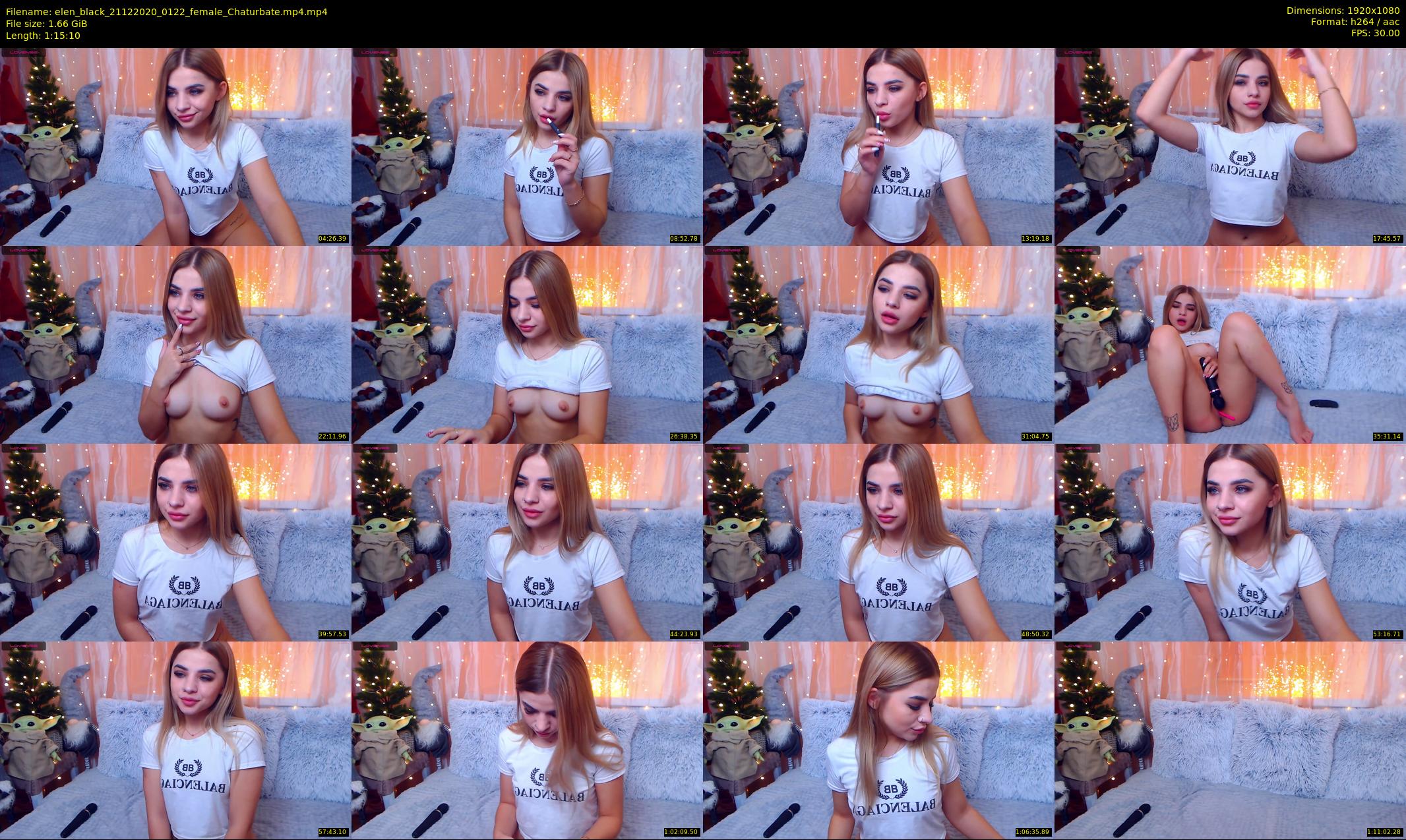 elen_black — 76 minute Chaturbate female cam show recording, 1080p, Dec 21, 2020
