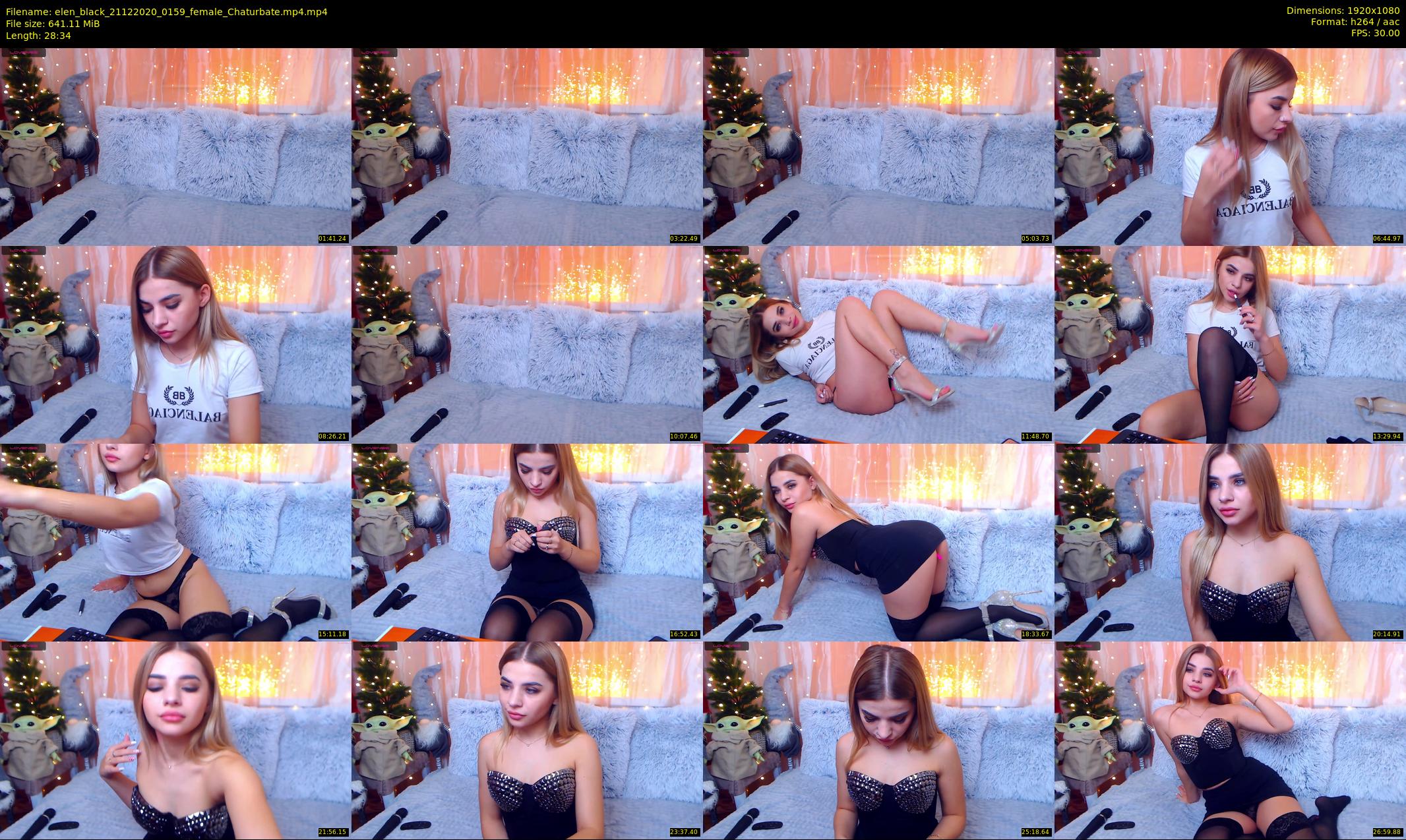 elen_black — 29 minute Chaturbate female cam show recording, 1080p, Dec 21, 2020