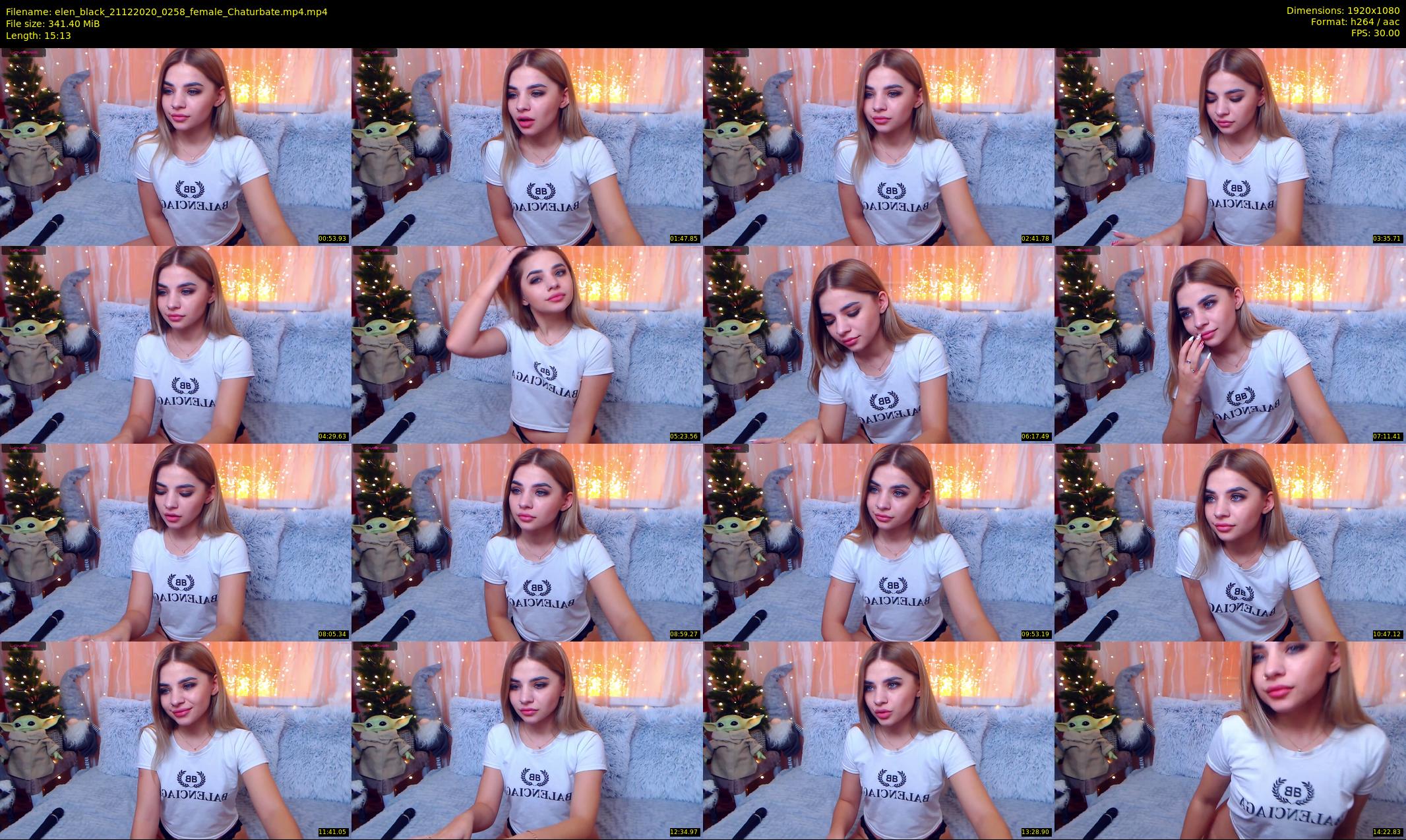 elen_black — 16 minute Chaturbate female cam show recording, 1080p, Dec 21, 2020