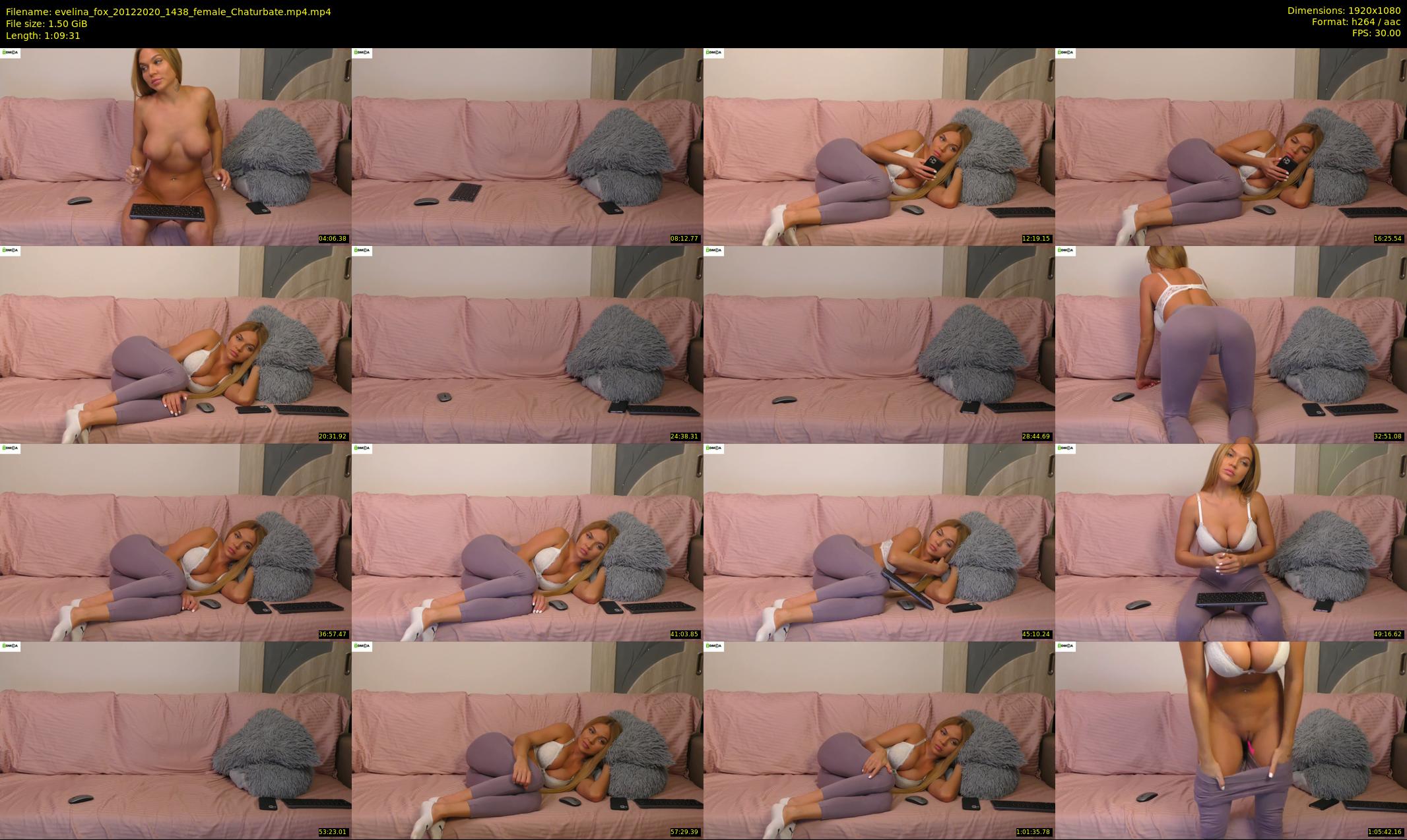 evelina_fox — 70 minute Chaturbate female cam show recording, 1080p, Dec 20, 2020