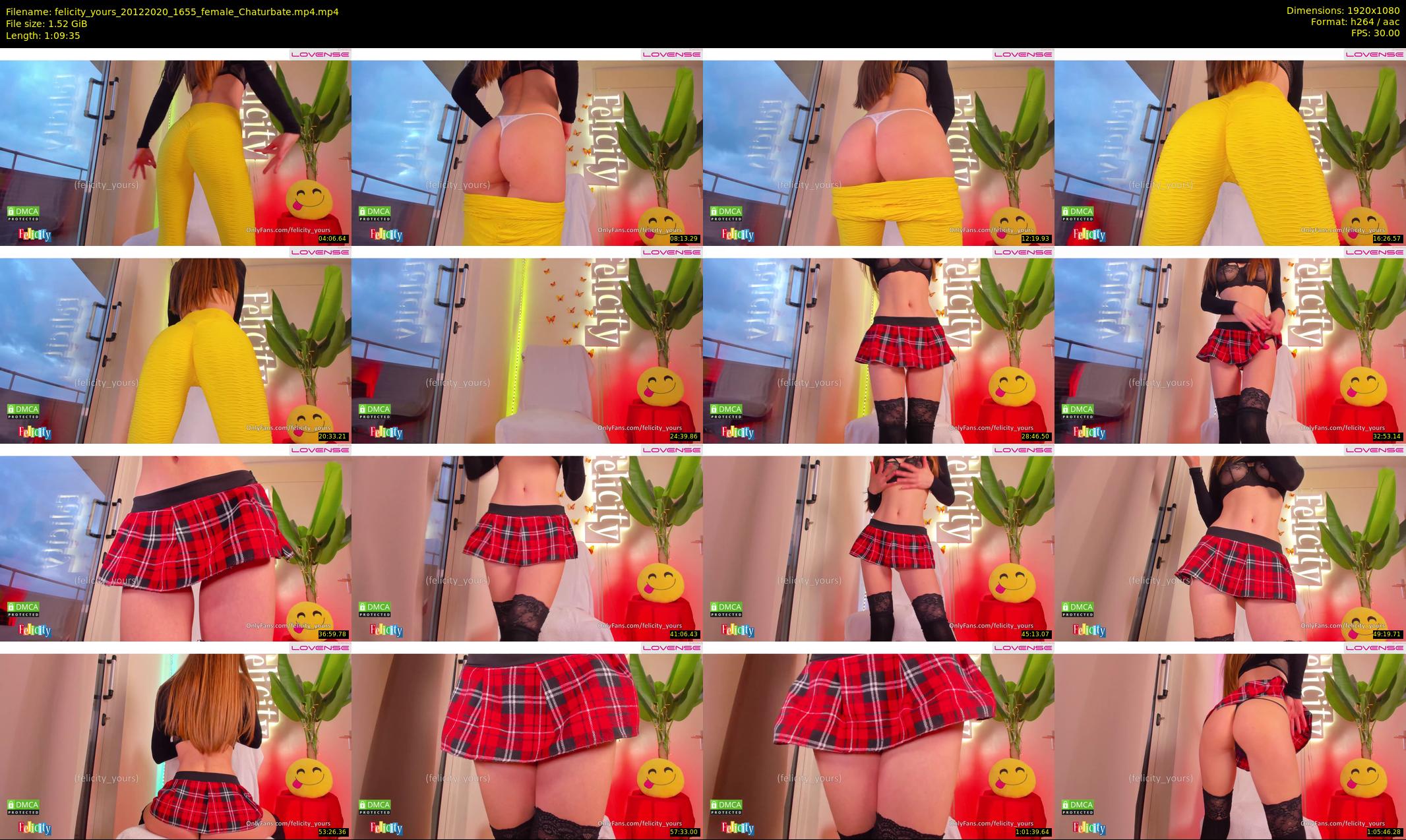felicity_yours — 70 minute Chaturbate female cam show recording, 1080p, Dec 20, 2020