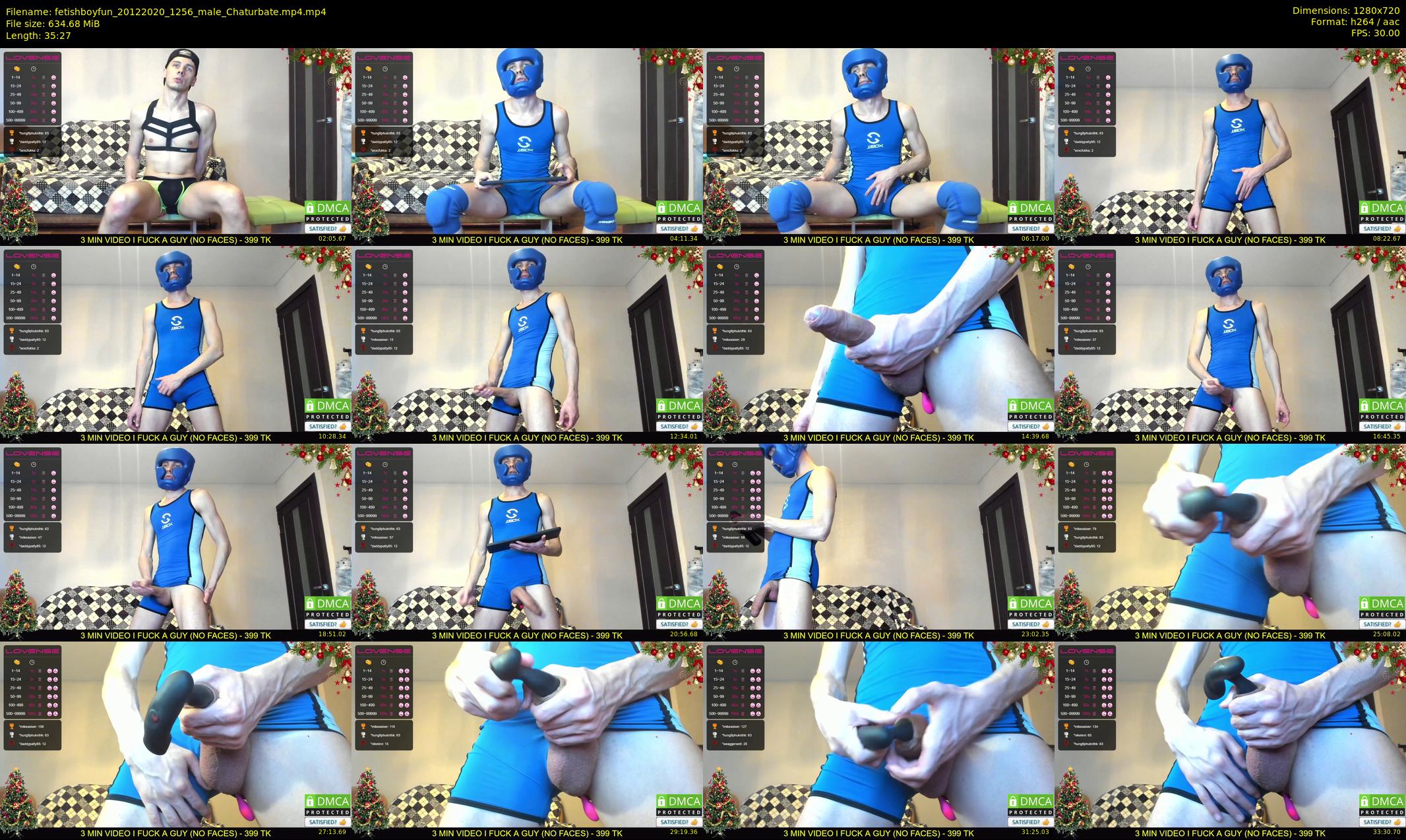 fetishboyfun — 36 minute Chaturbate male cam show recording, 720p, Dec 20, 2020