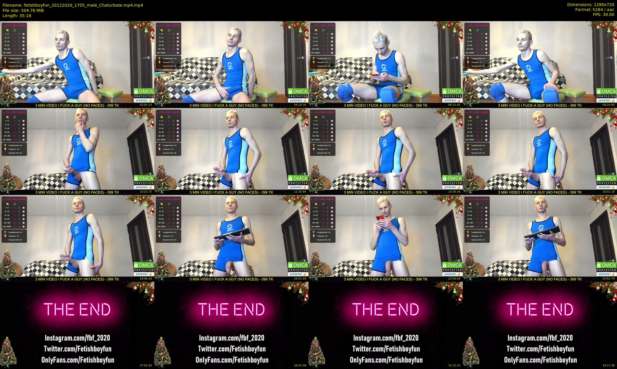 fetishboyfun — 36 minute Chaturbate male cam show recording, 720p, Dec 20, 2020