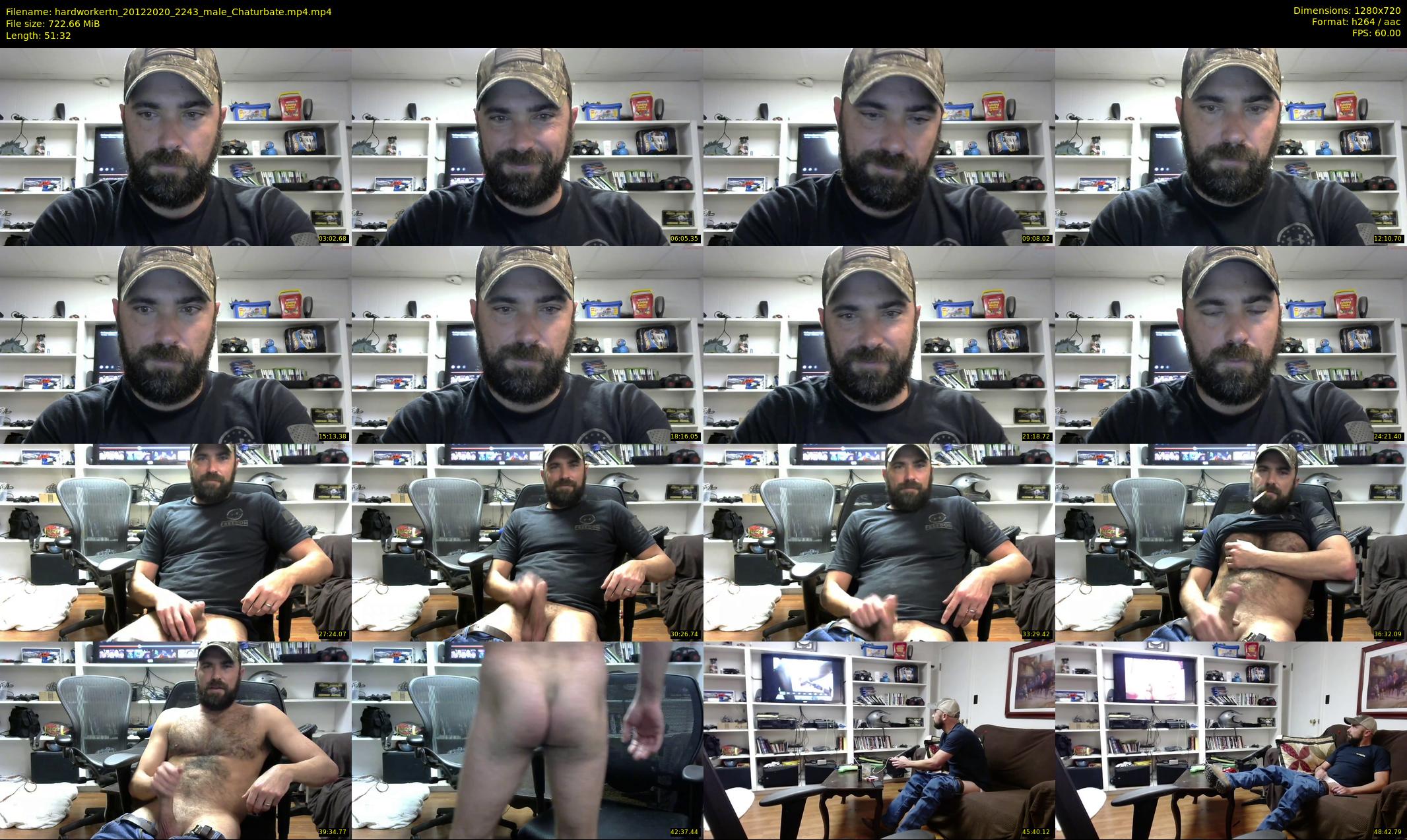 hardworkertn — 52 minute Chaturbate male cam show recording, 720p, Dec 20, 2020