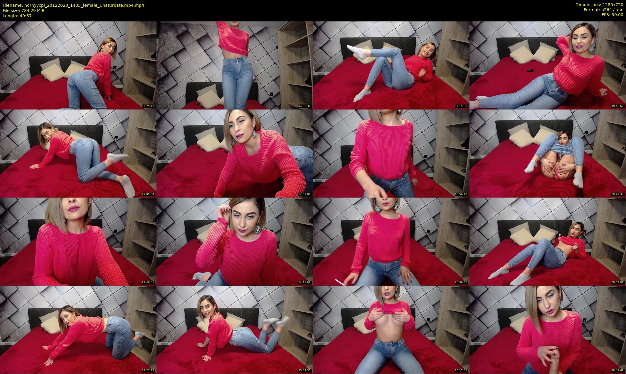 hornyycpl — 41 minute Chaturbate couple cam show recording, 720p, Dec 20, 2020