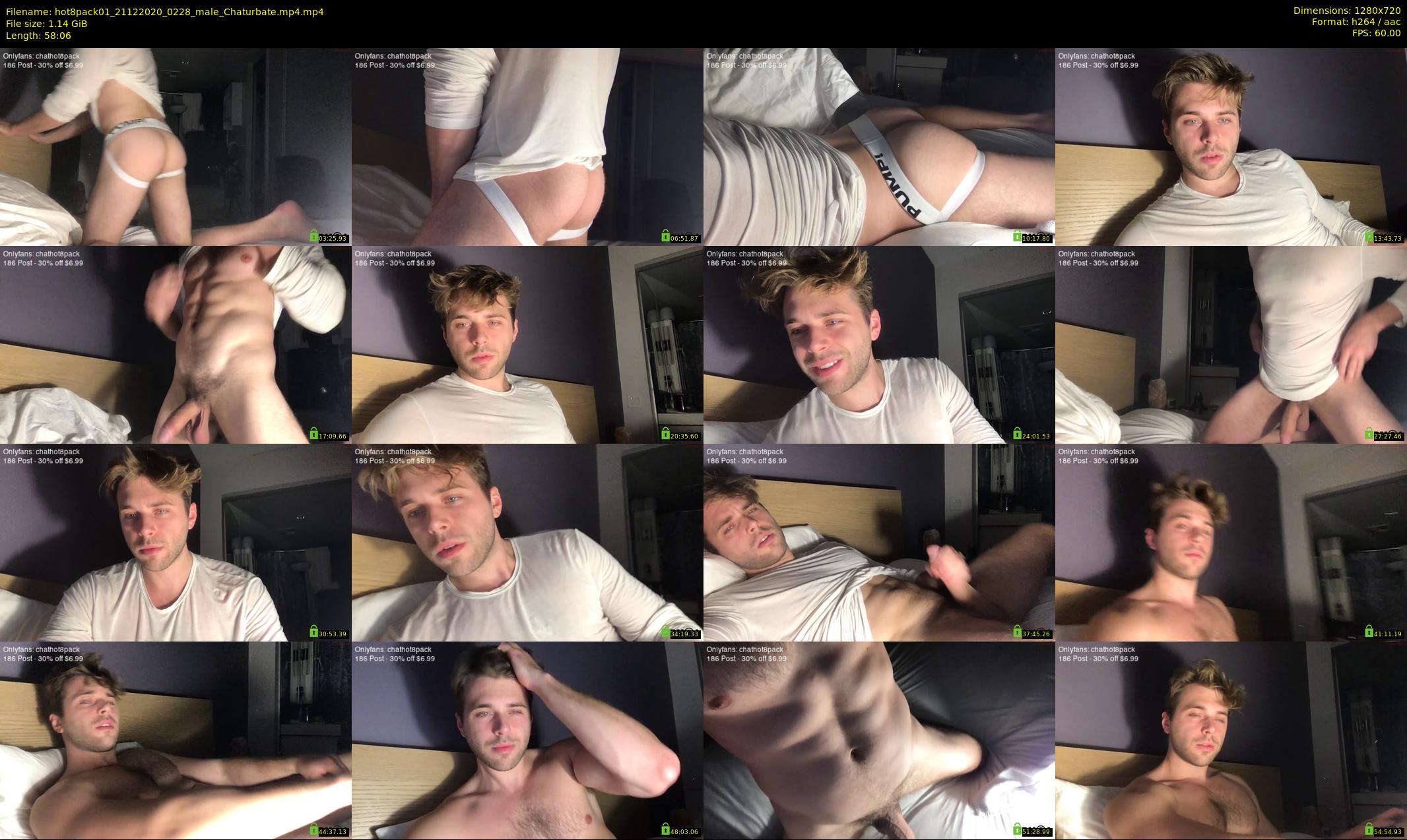 hot8pack01 — 59 minute Chaturbate male cam show recording, 720p, Dec 21, 2020