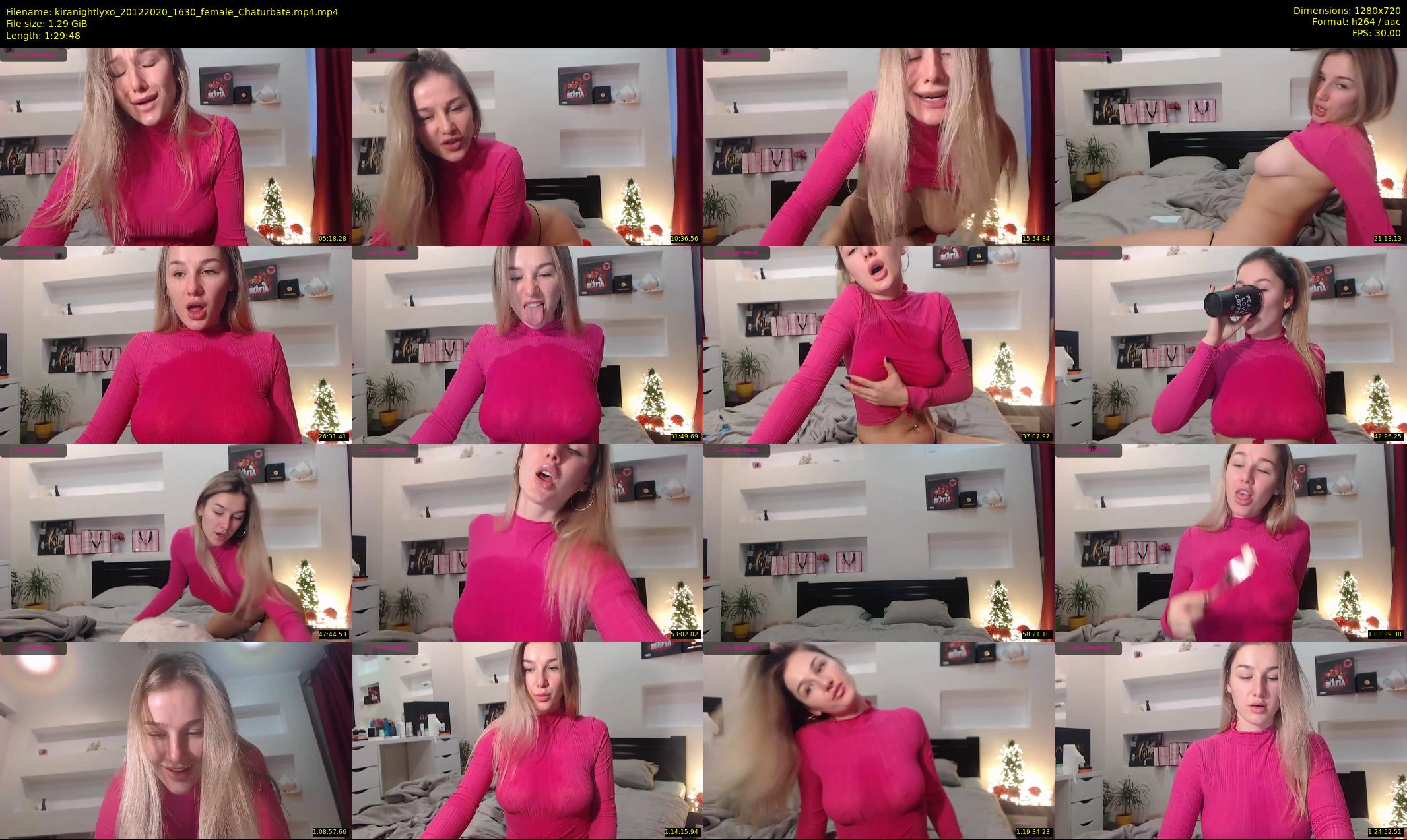 kiranightlyxo — 90 minute Chaturbate female cam show recording, 720p, Dec 20, 2020