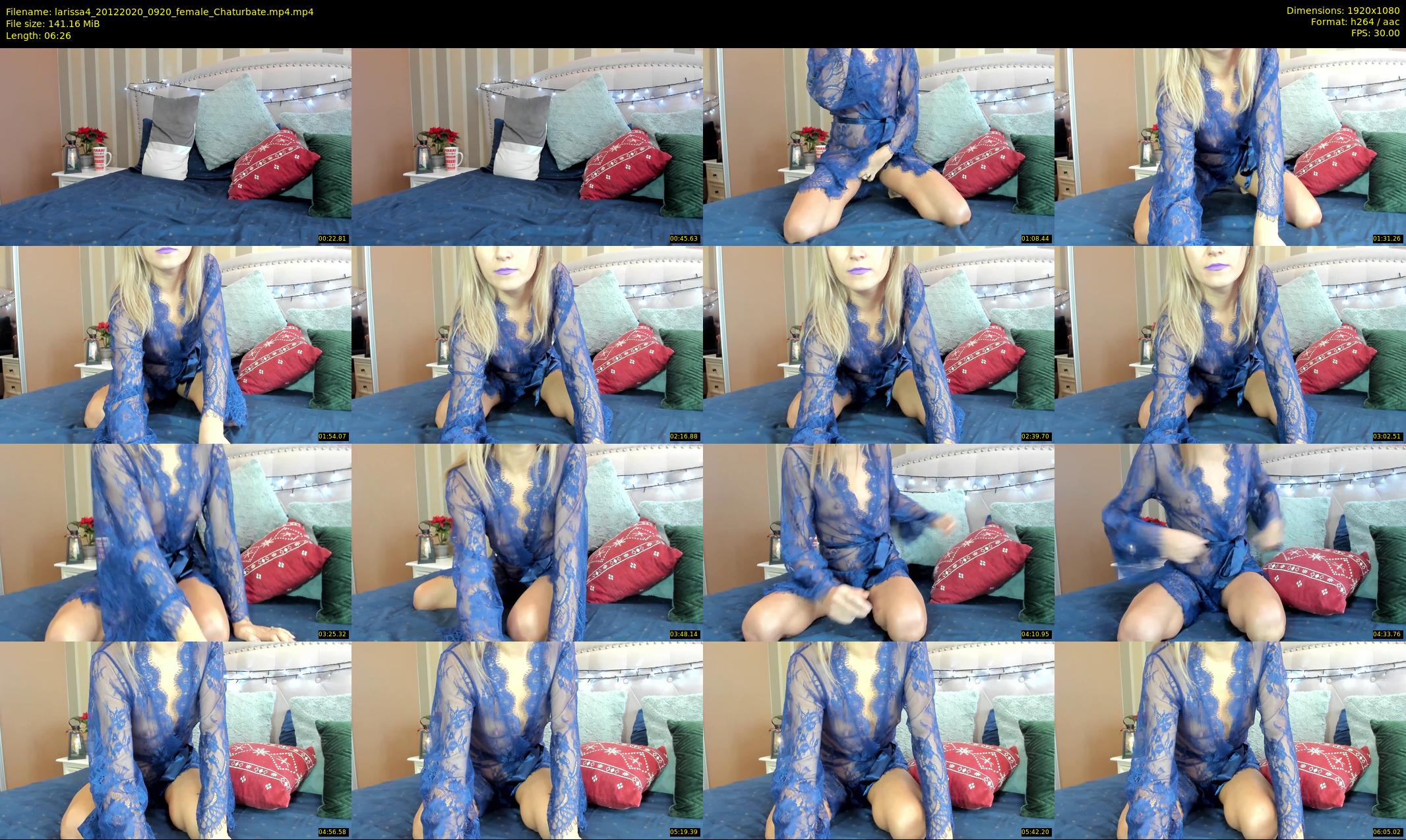 larissa4 — 7 minute Chaturbate female cam show recording, 1080p, Dec 20, 2020