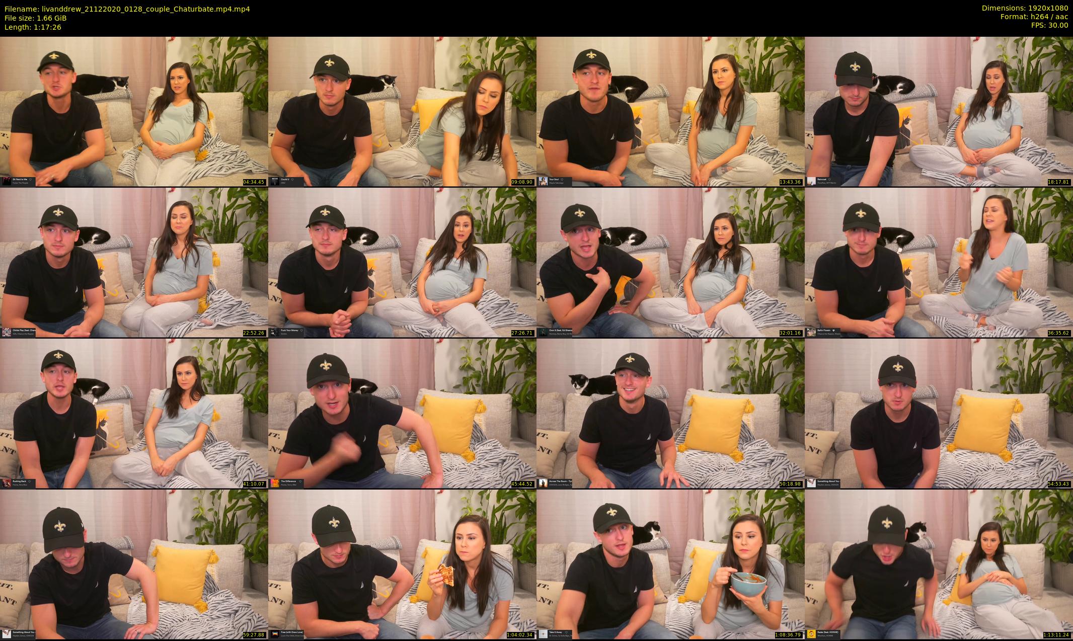 livanddrew — 78 minute Chaturbate couple cam show recording, 1080p, Dec 21, 2020