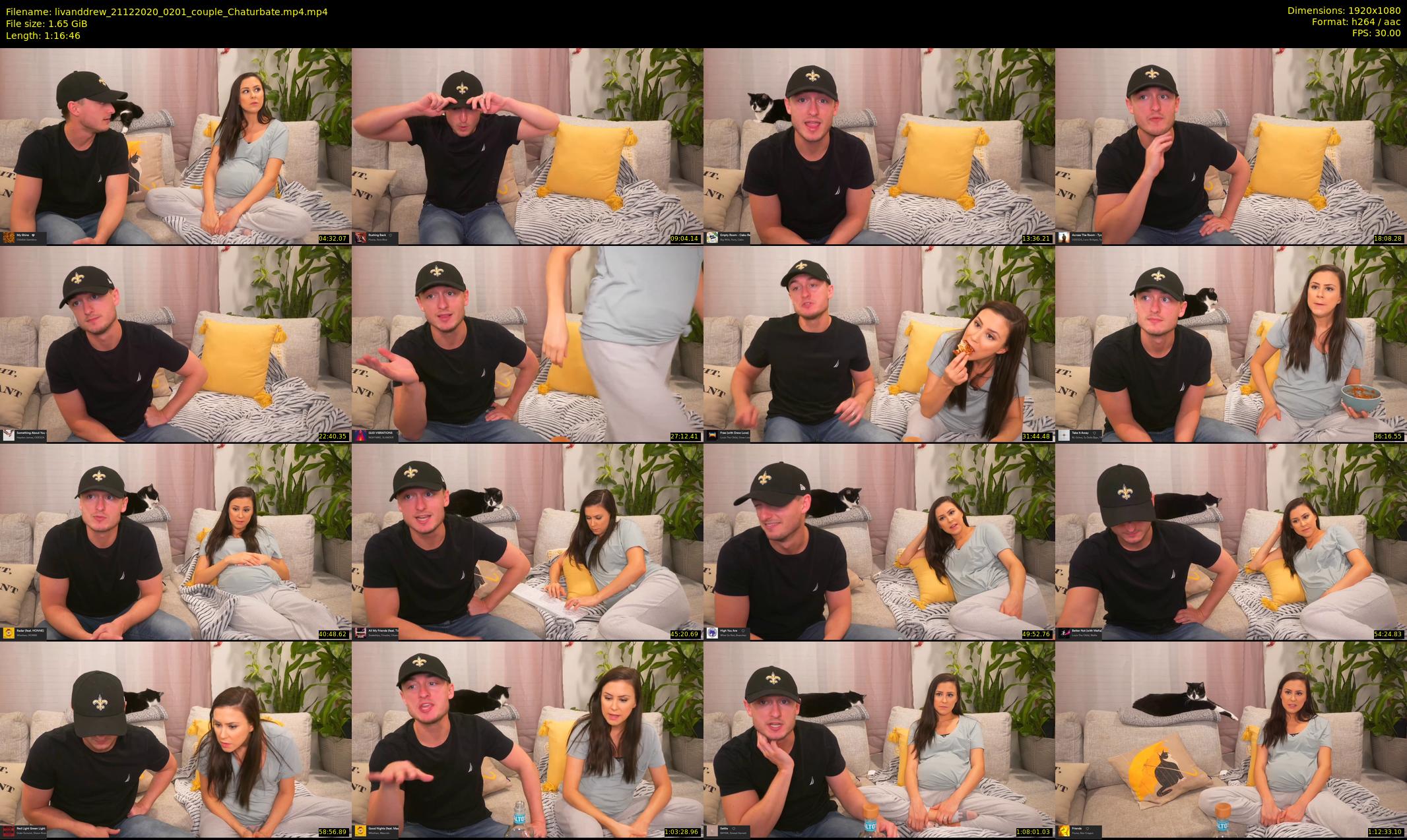 livanddrew — 77 minute Chaturbate couple cam show recording, 1080p, Dec 21, 2020