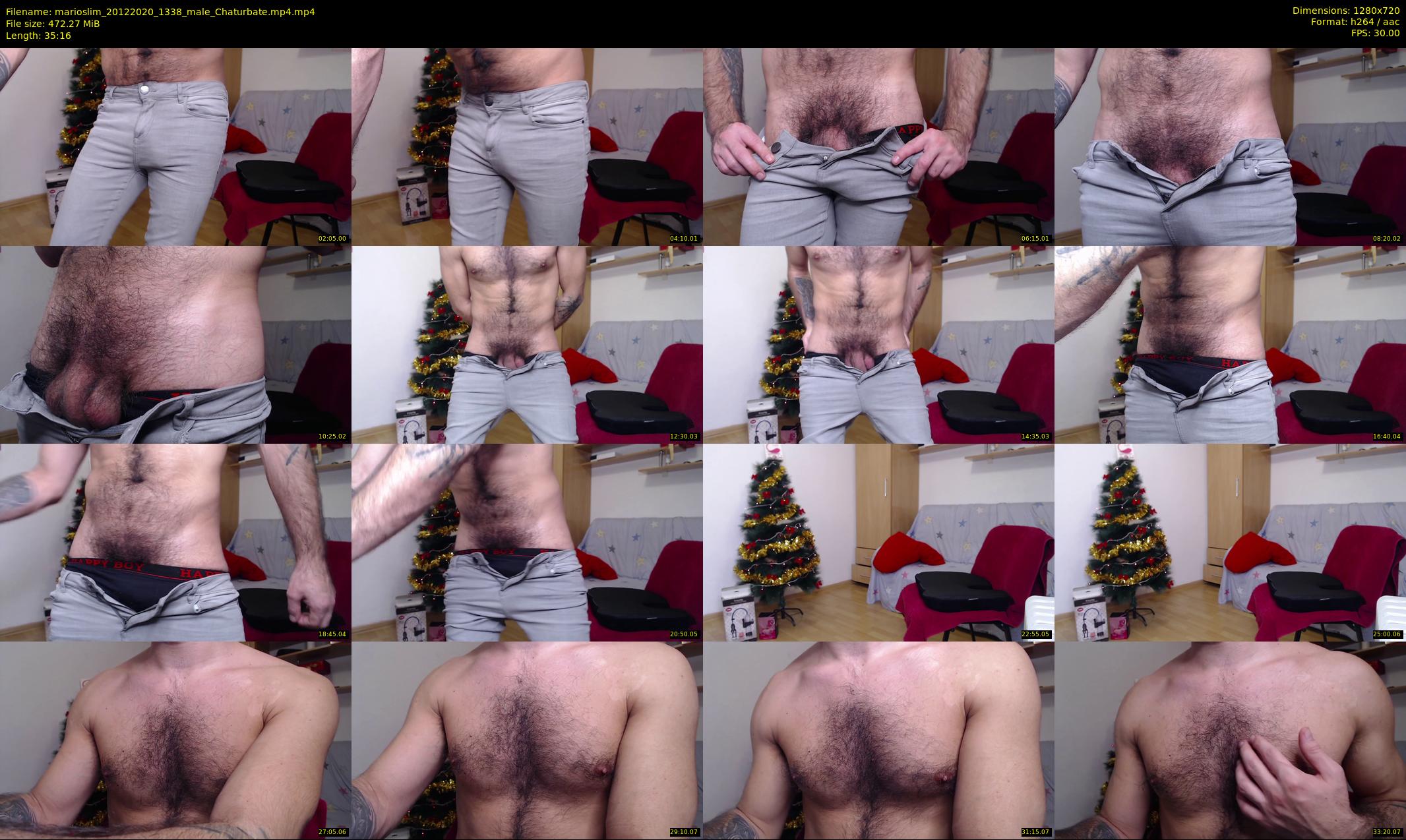 marioslim — 36 minute Chaturbate male cam show recording, 720p, Dec 20, 2020