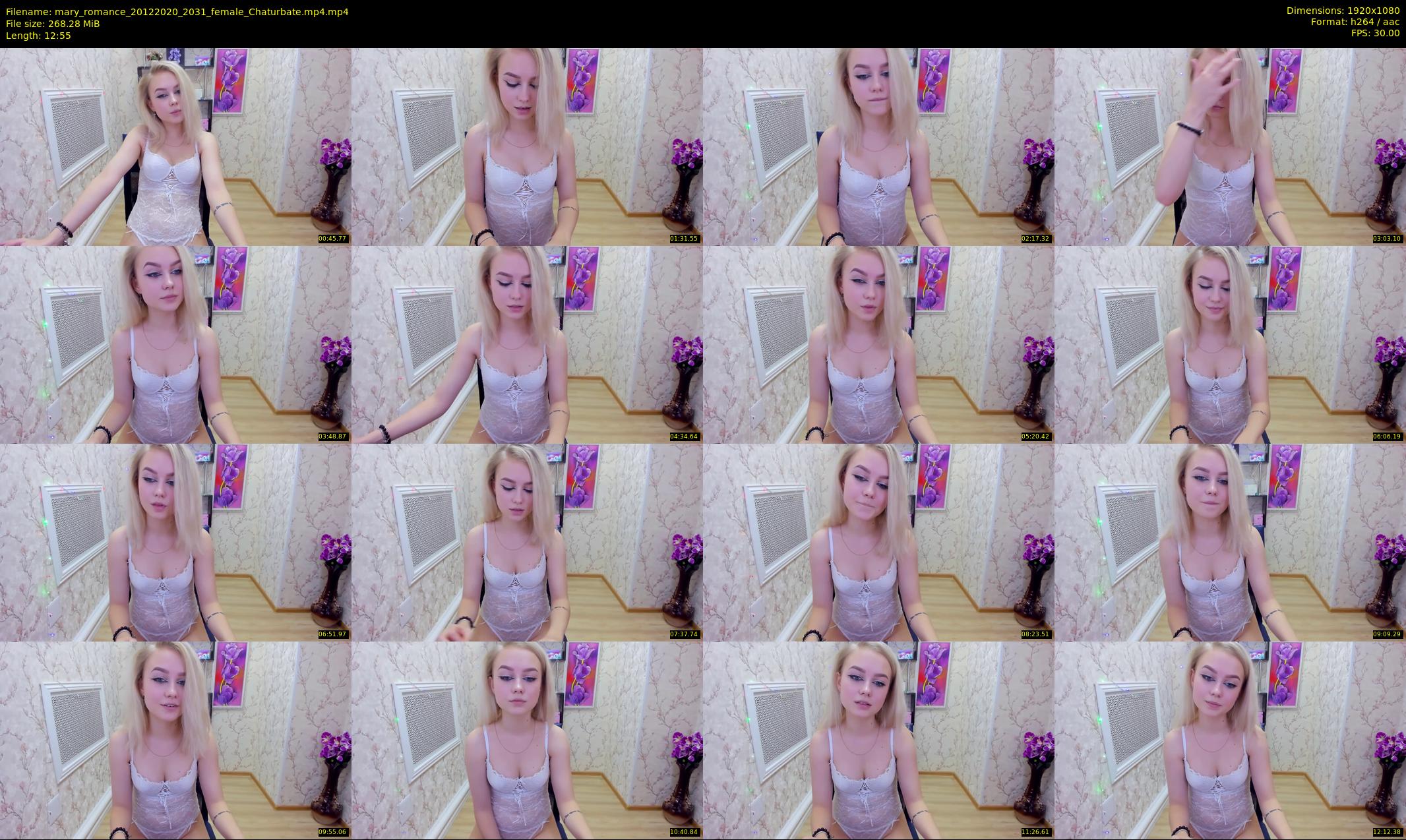 mary_romance — 13 minute Chaturbate female cam show recording, 1080p, Dec 20, 2020