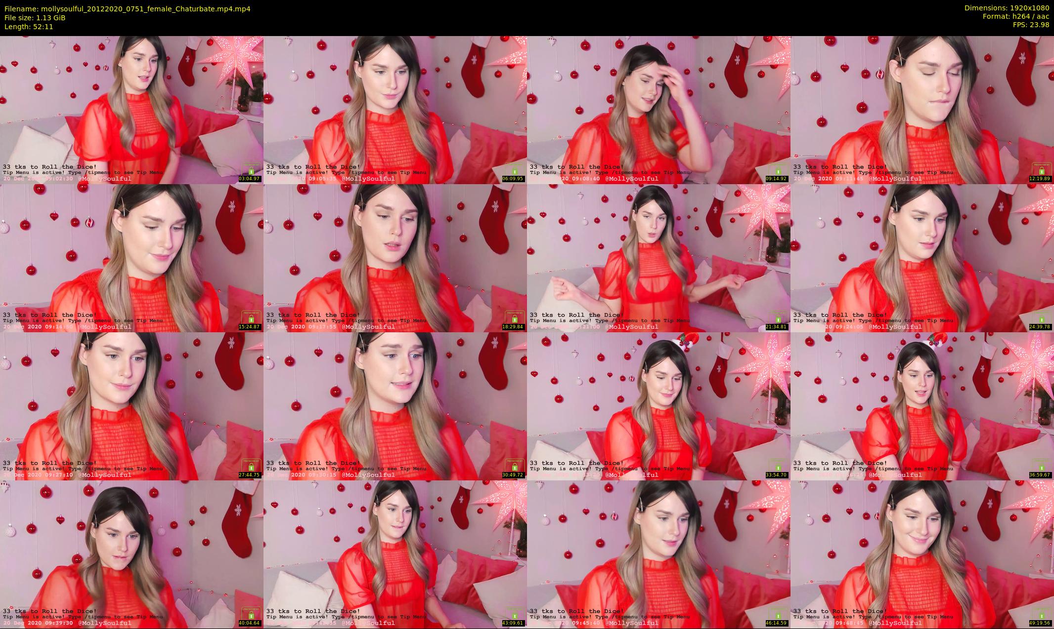 mollysoulful — 53 minute Chaturbate female cam show recording, 1080p, Dec 20, 2020