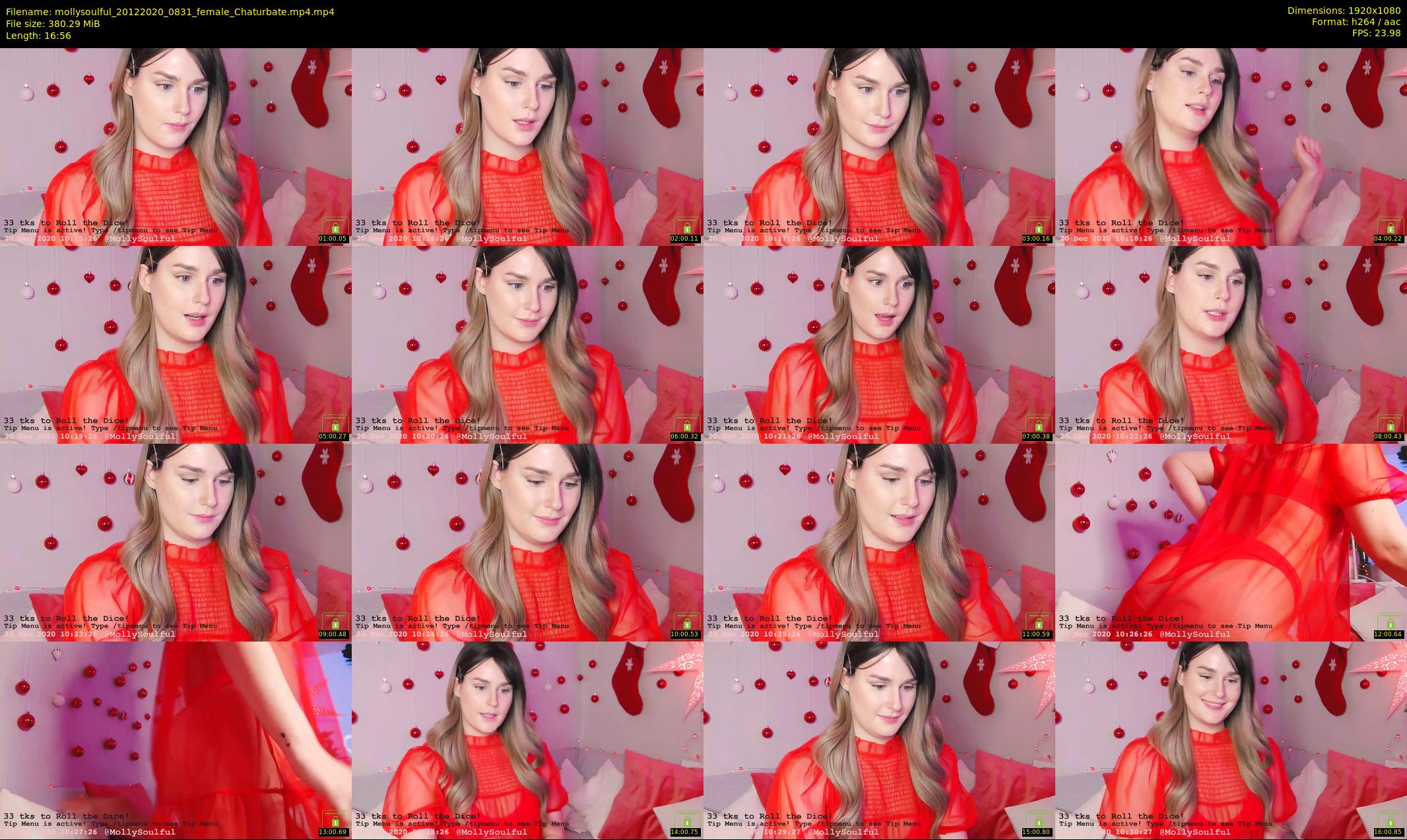 mollysoulful — 17 minute Chaturbate female cam show recording, 1080p, Dec 20, 2020