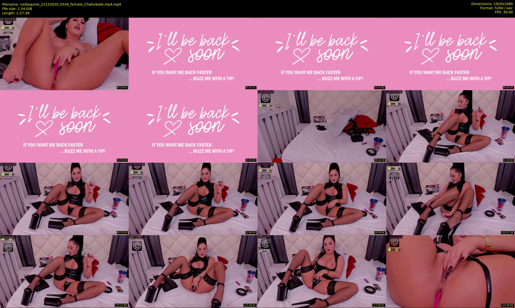nadiaquine — 88 minute Chaturbate female cam show recording, 1080p, Dec 21, 2020