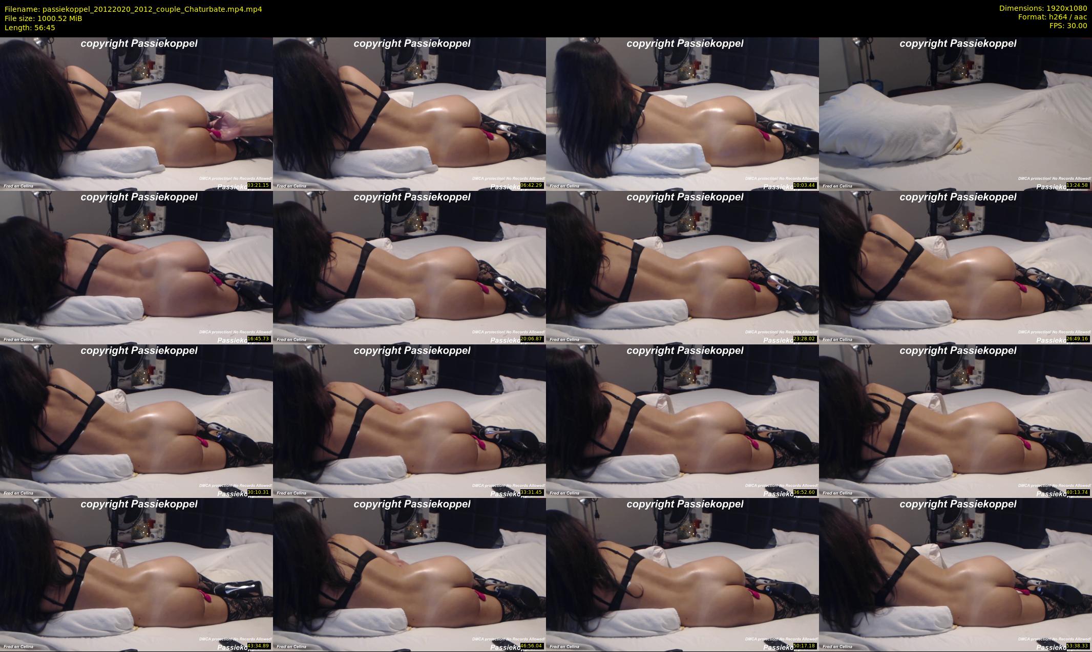 passiekoppel — 57 minute Chaturbate couple cam show recording, 1080p, Dec 20, 2020