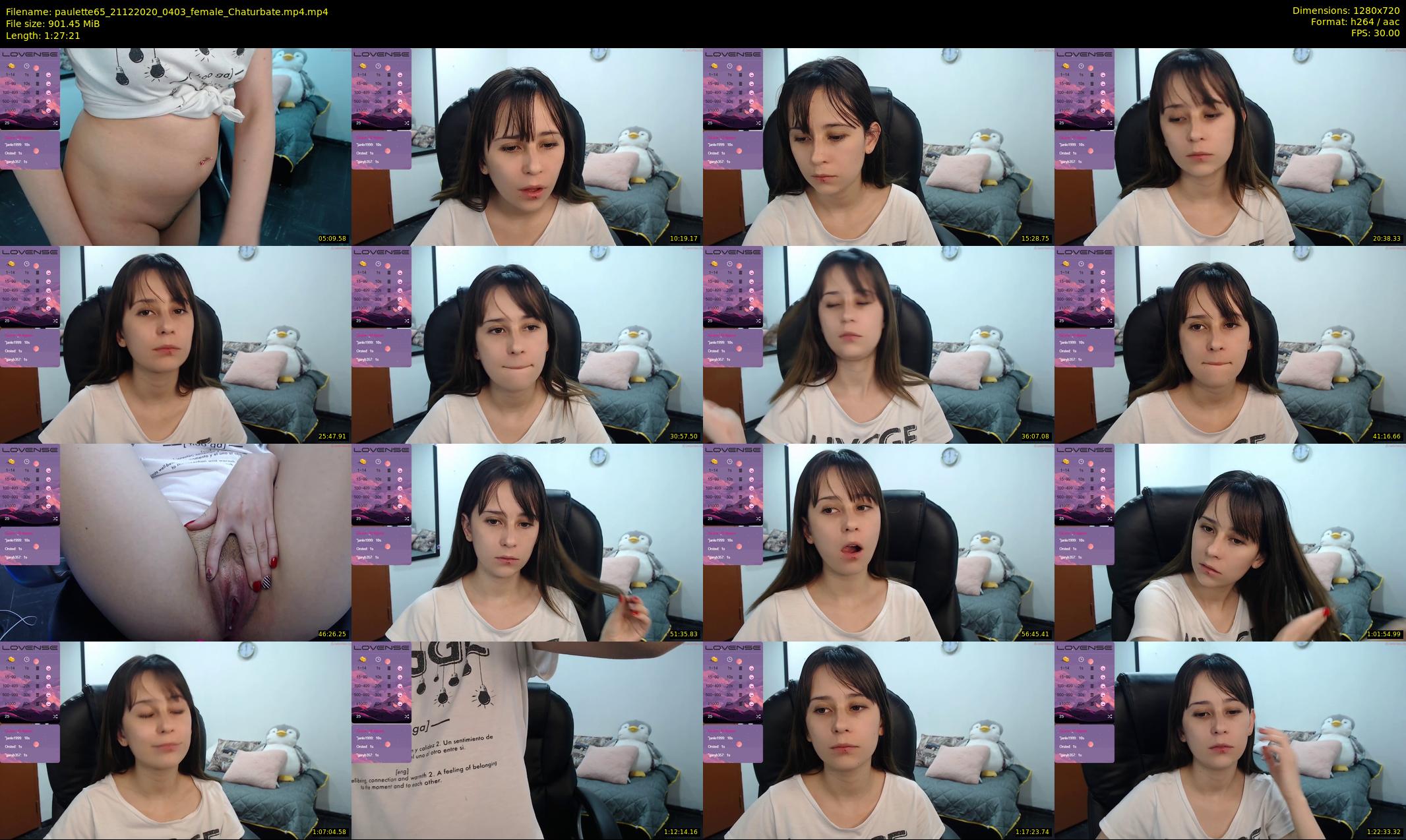 paulette65 — 88 minute Chaturbate female cam show recording, 720p, Dec 21, 2020