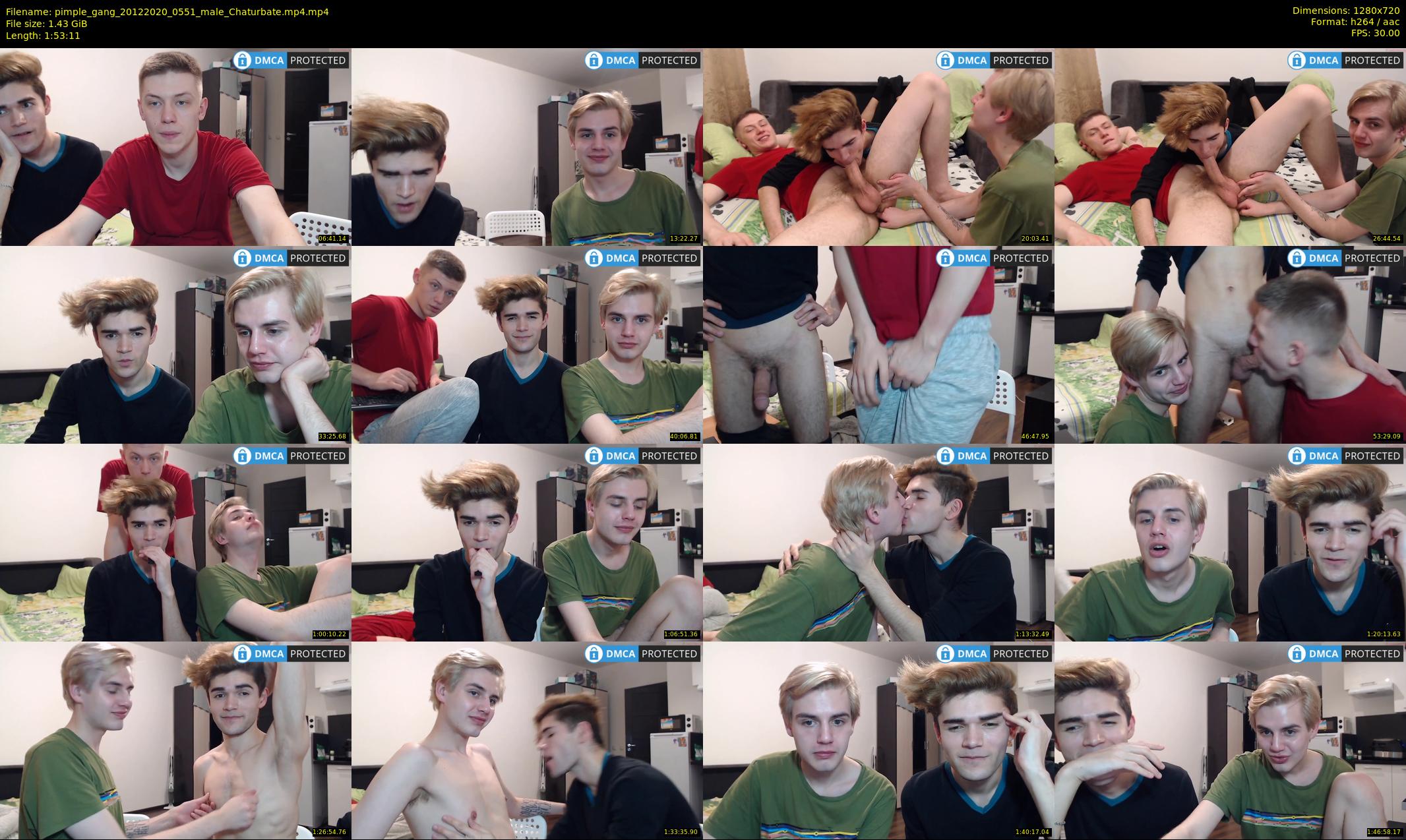 pimple_gang — 114 minute Chaturbate male cam show recording, 720p, Dec 20, 2020