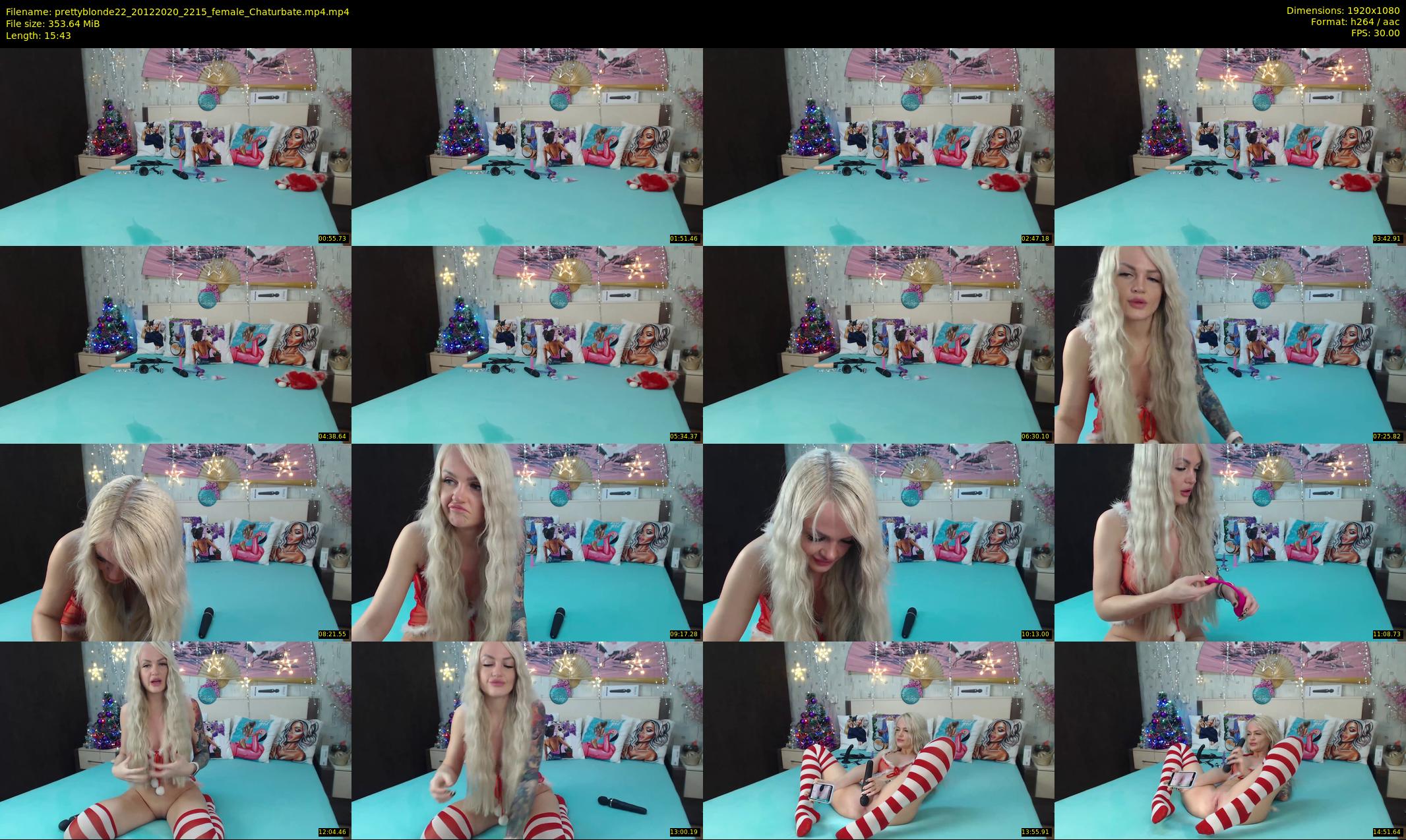 prettyblonde22 — 16 minute Chaturbate female cam show recording, 1080p, Dec 20, 2020