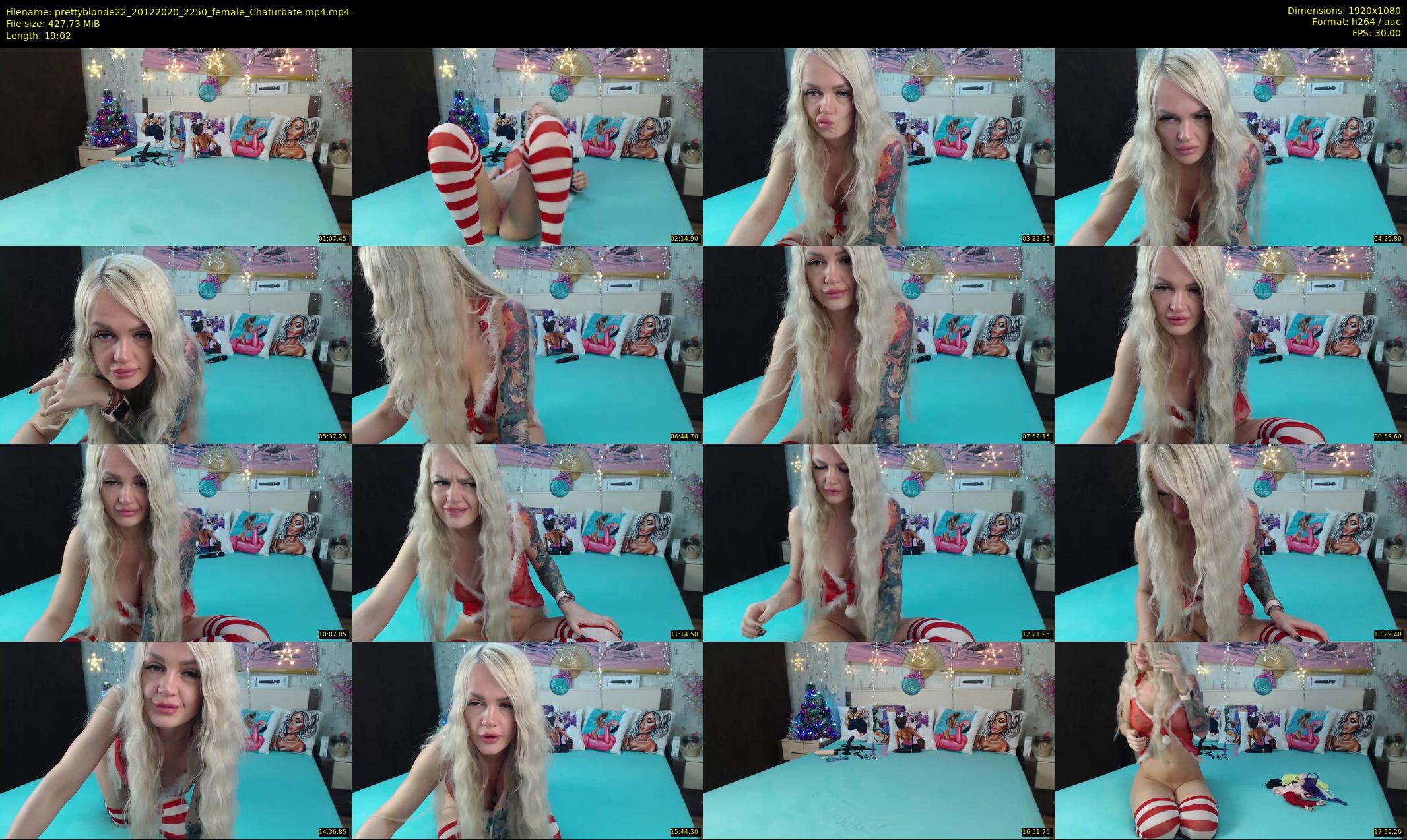 prettyblonde22 — 20 minute Chaturbate female cam show recording, 1080p, Dec 20, 2020
