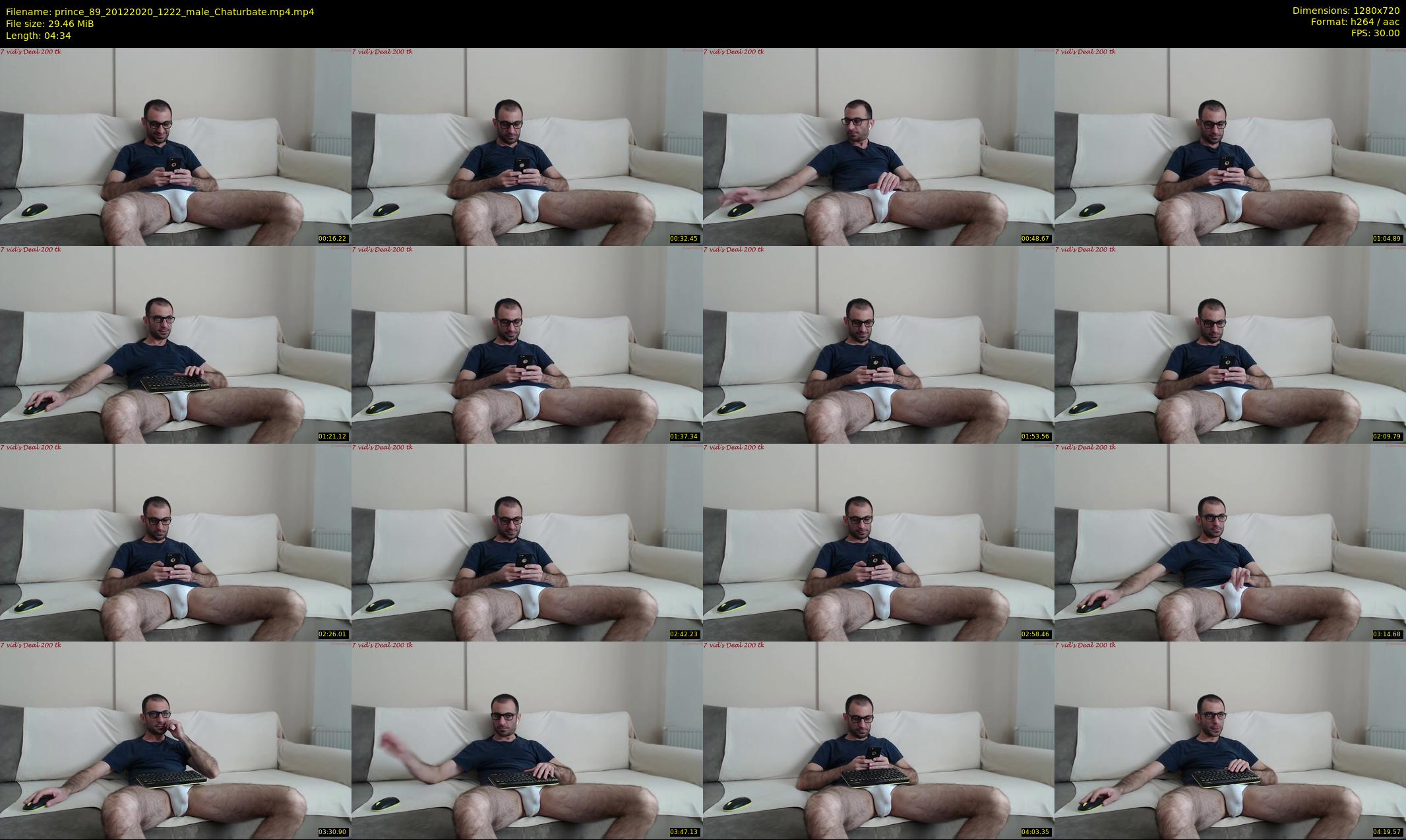 prince_89 — 5 minute Chaturbate male cam show recording, 720p, Dec 20, 2020