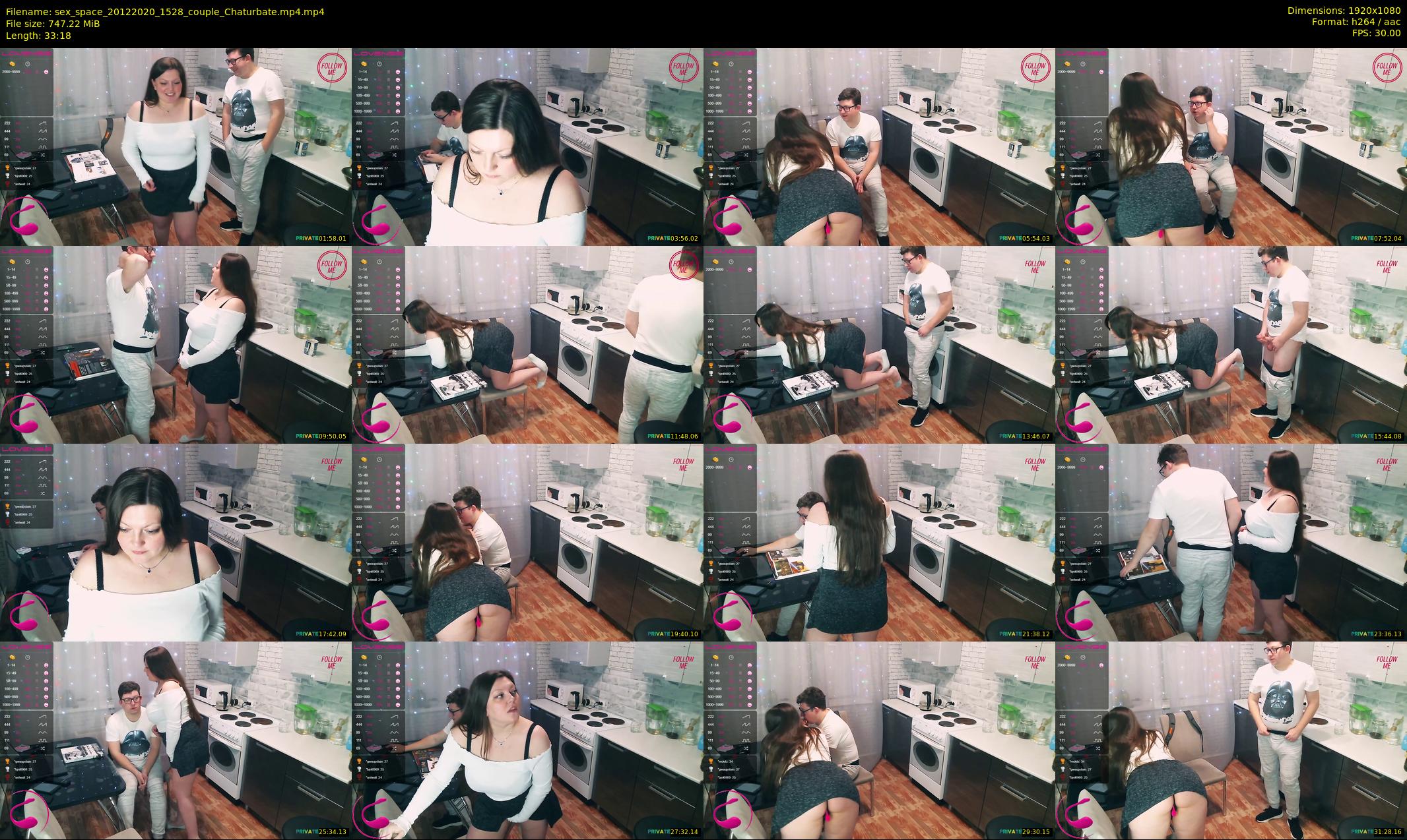 sex_space — 34 minute Chaturbate couple cam show recording, 1080p, Dec 20, 2020