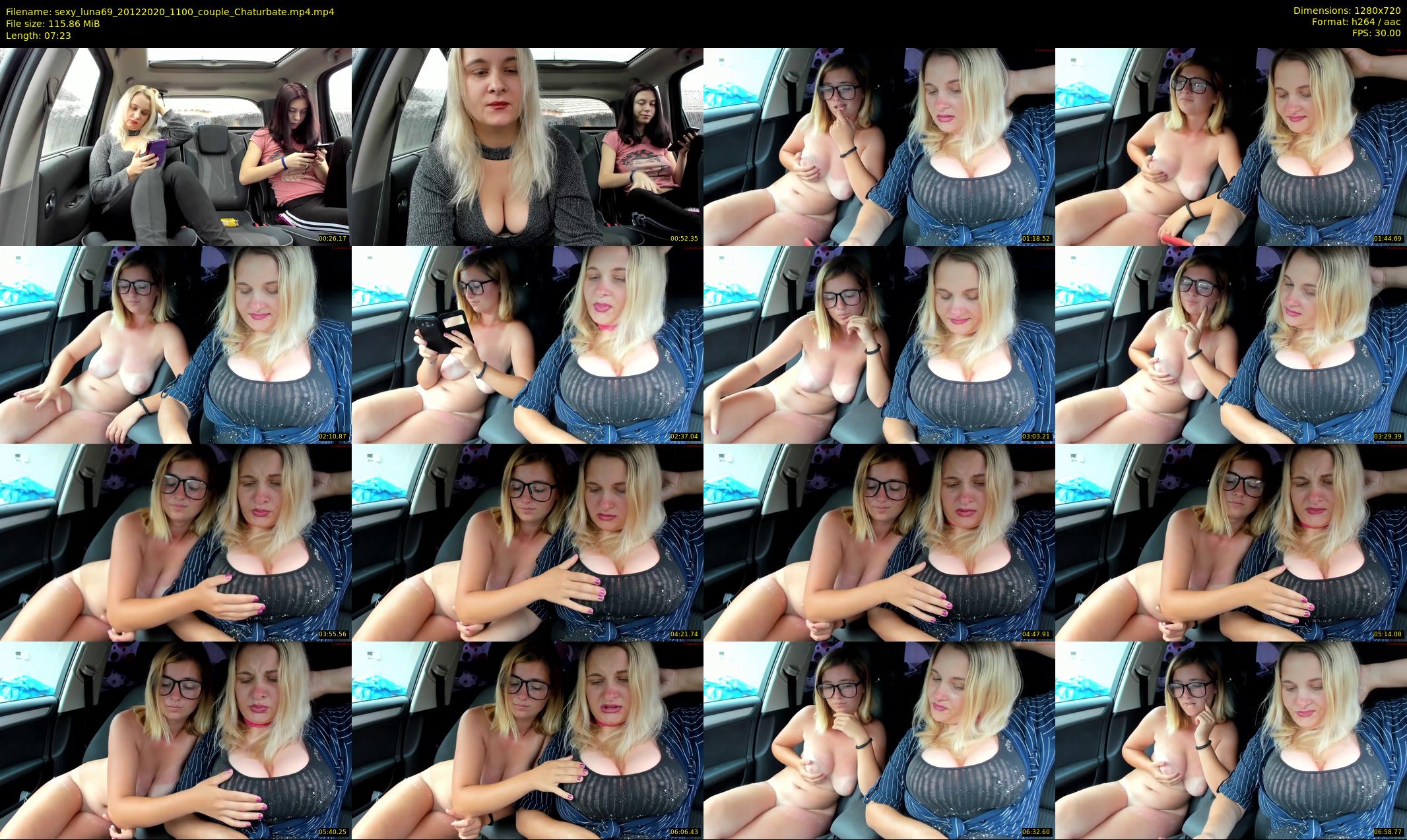 sexy_luna69 — 8 minute Chaturbate couple cam show recording, 720p, Dec 20, 2020