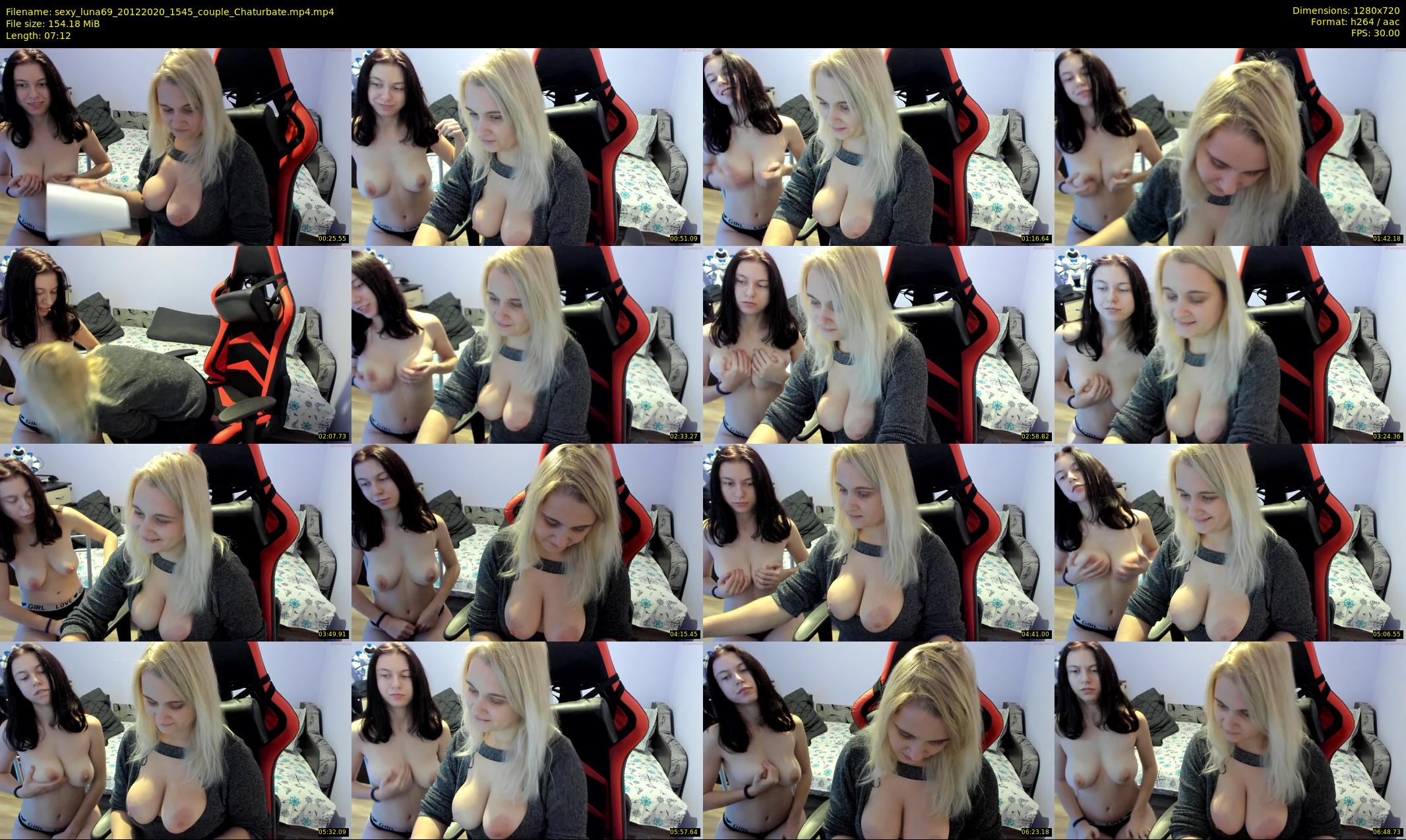 sexy_luna69 — 8 minute Chaturbate couple cam show recording, 720p, Dec 20, 2020