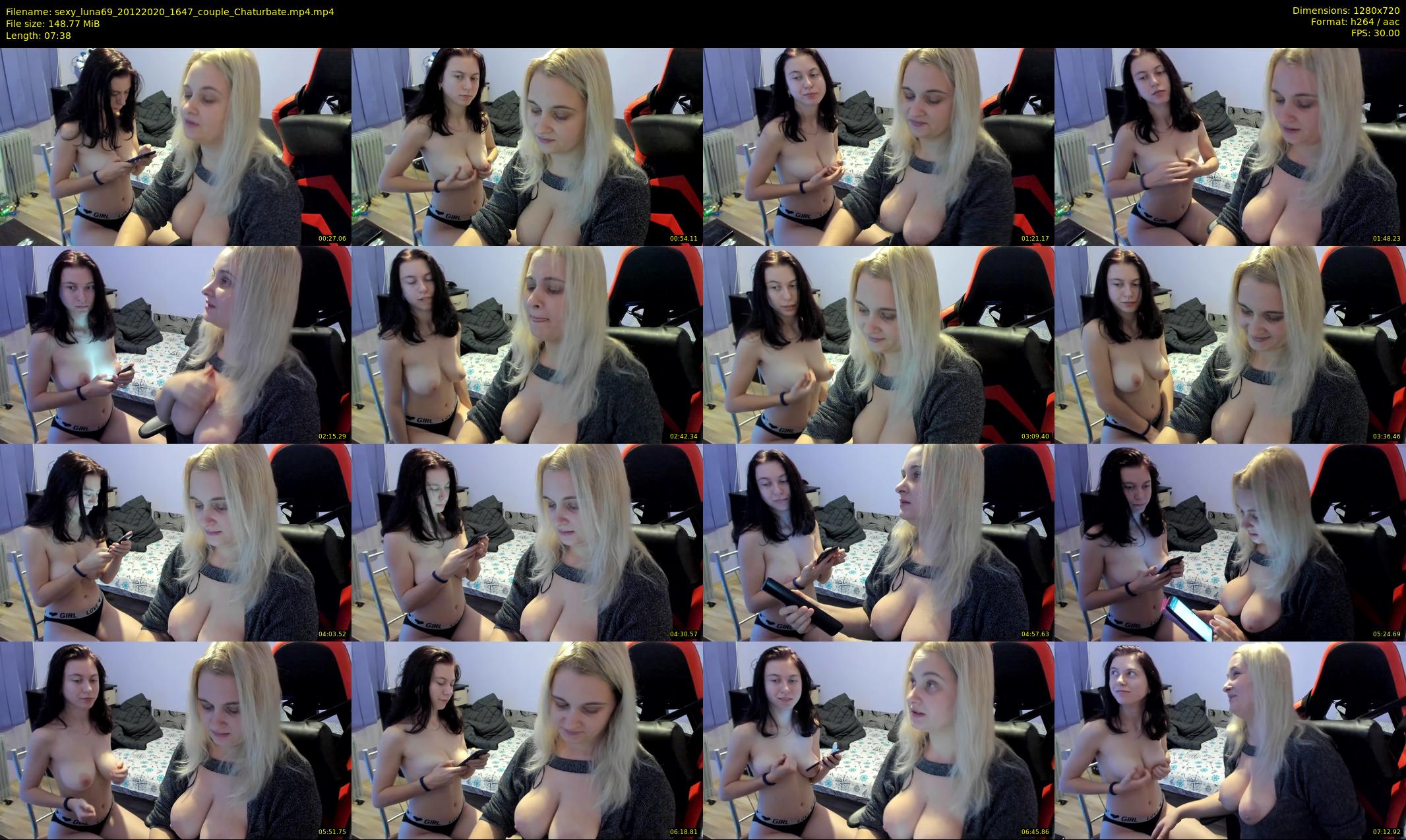 sexy_luna69 — 8 minute Chaturbate couple cam show recording, 720p, Dec 20, 2020