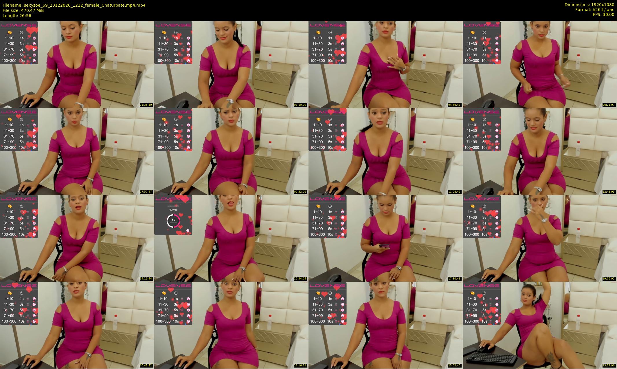 sexyzoe_69 — 27 minute Chaturbate female cam show recording, 1080p, Dec 20, 2020