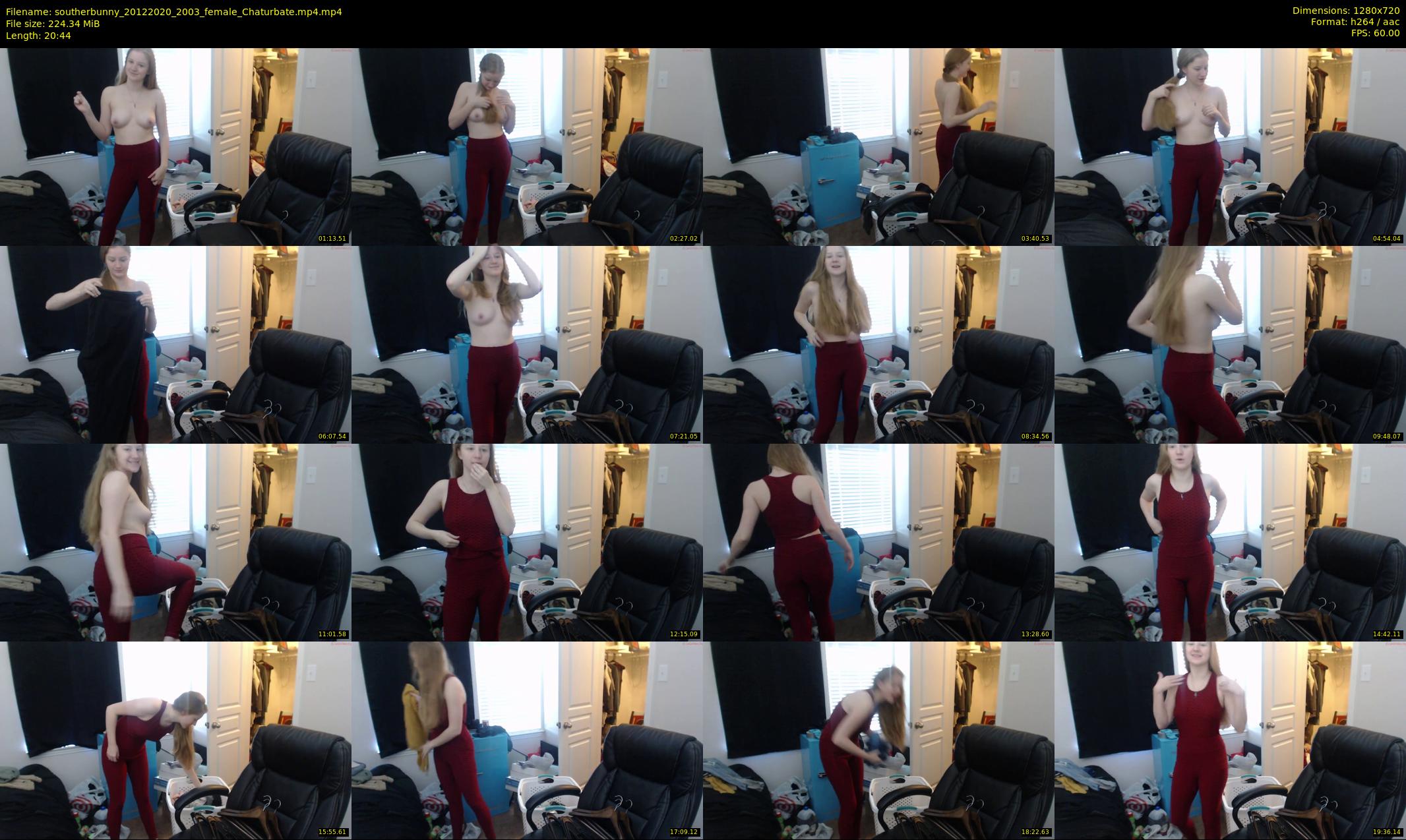 southerbunny — 21 minute Chaturbate female cam show recording, 720p, Dec 20, 2020