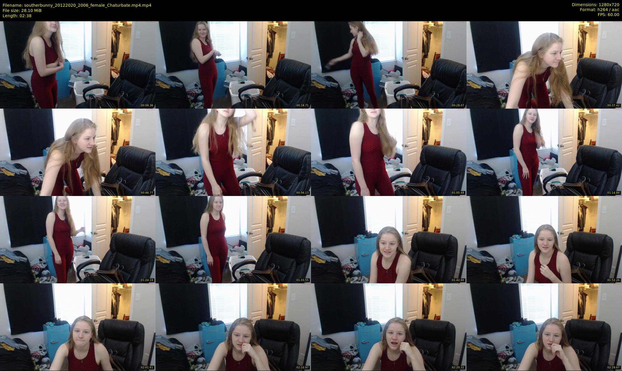 southerbunny — 3 minute Chaturbate female cam show recording, 720p, Dec 20, 2020