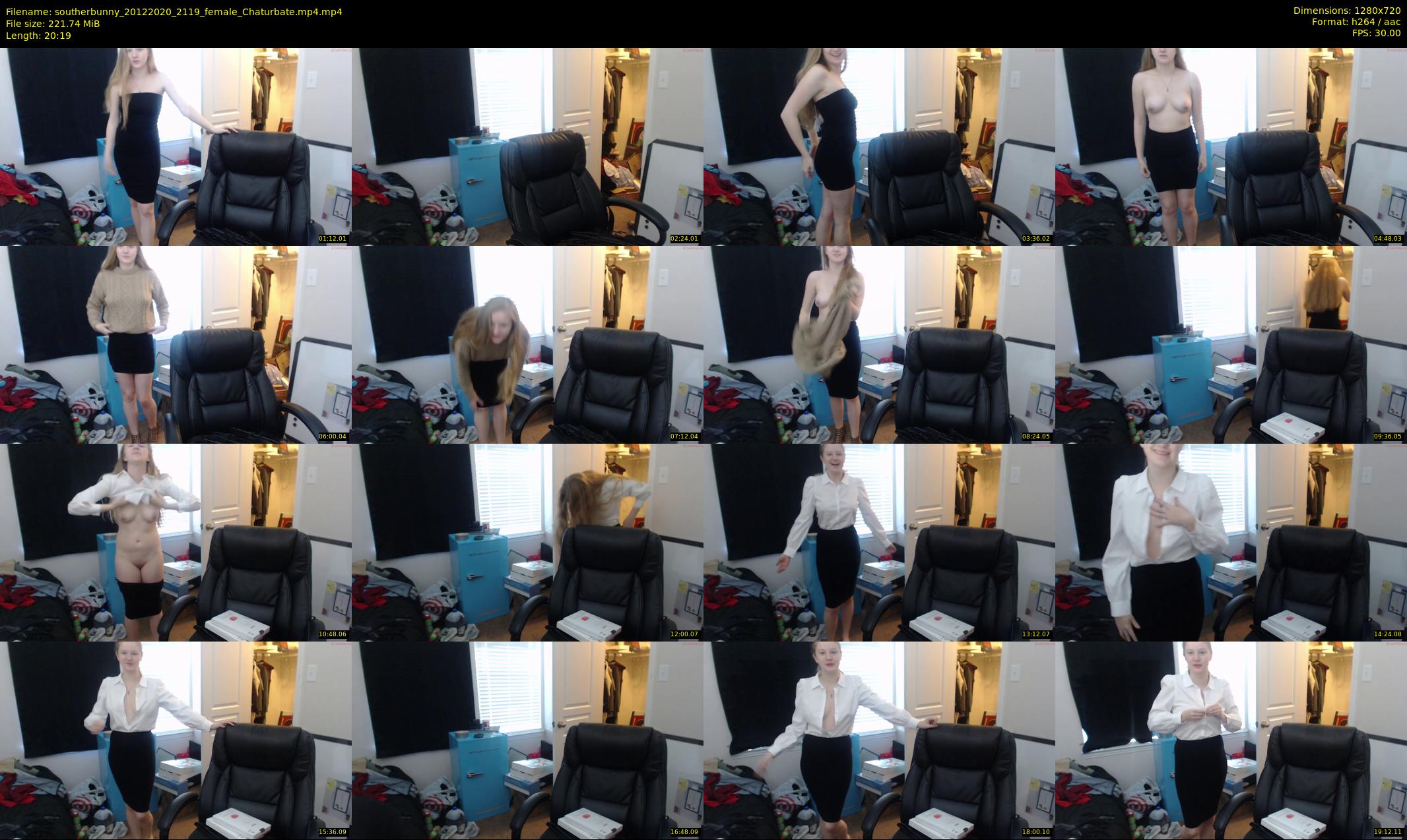 southerbunny — 21 minute Chaturbate female cam show recording, 720p, Dec 20, 2020