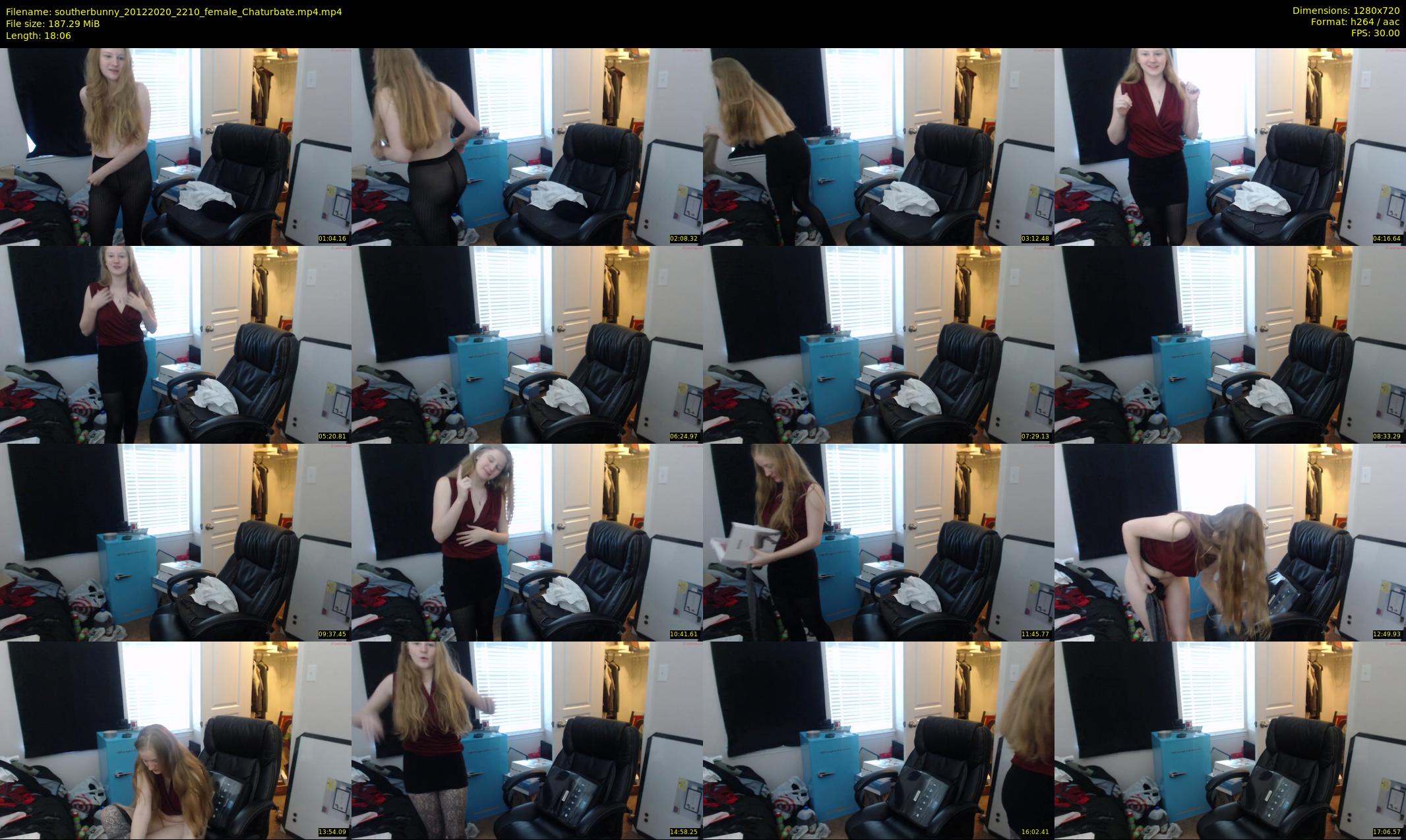 southerbunny — 19 minute Chaturbate female cam show recording, 720p, Dec 20, 2020