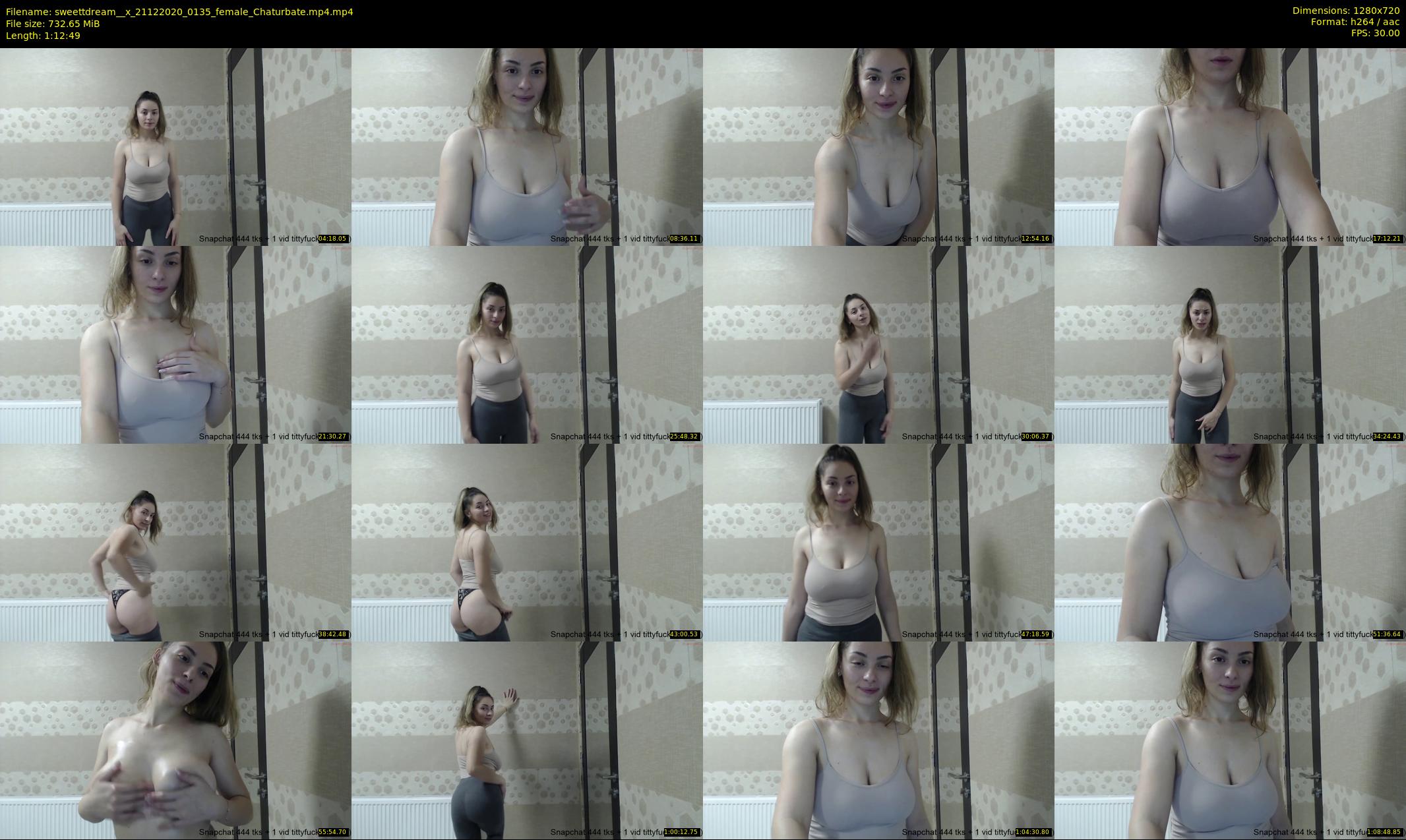sweettdream__x — 73 minute Chaturbate female cam show recording, 720p, Dec 21, 2020