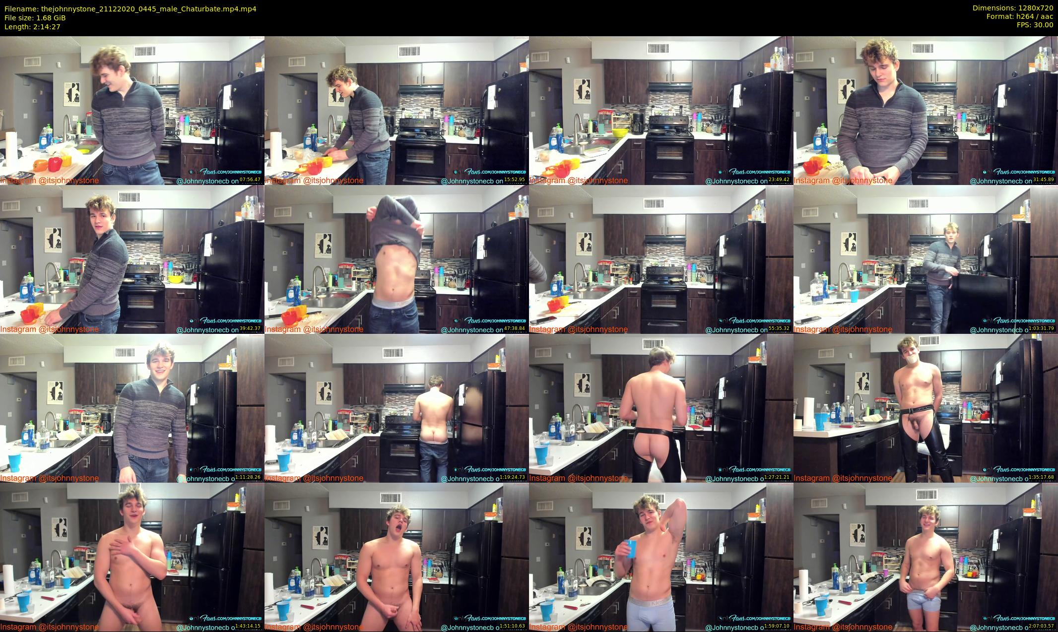 thejohnnystone — 135 minute Chaturbate male cam show recording, 720p, Dec 21, 2020